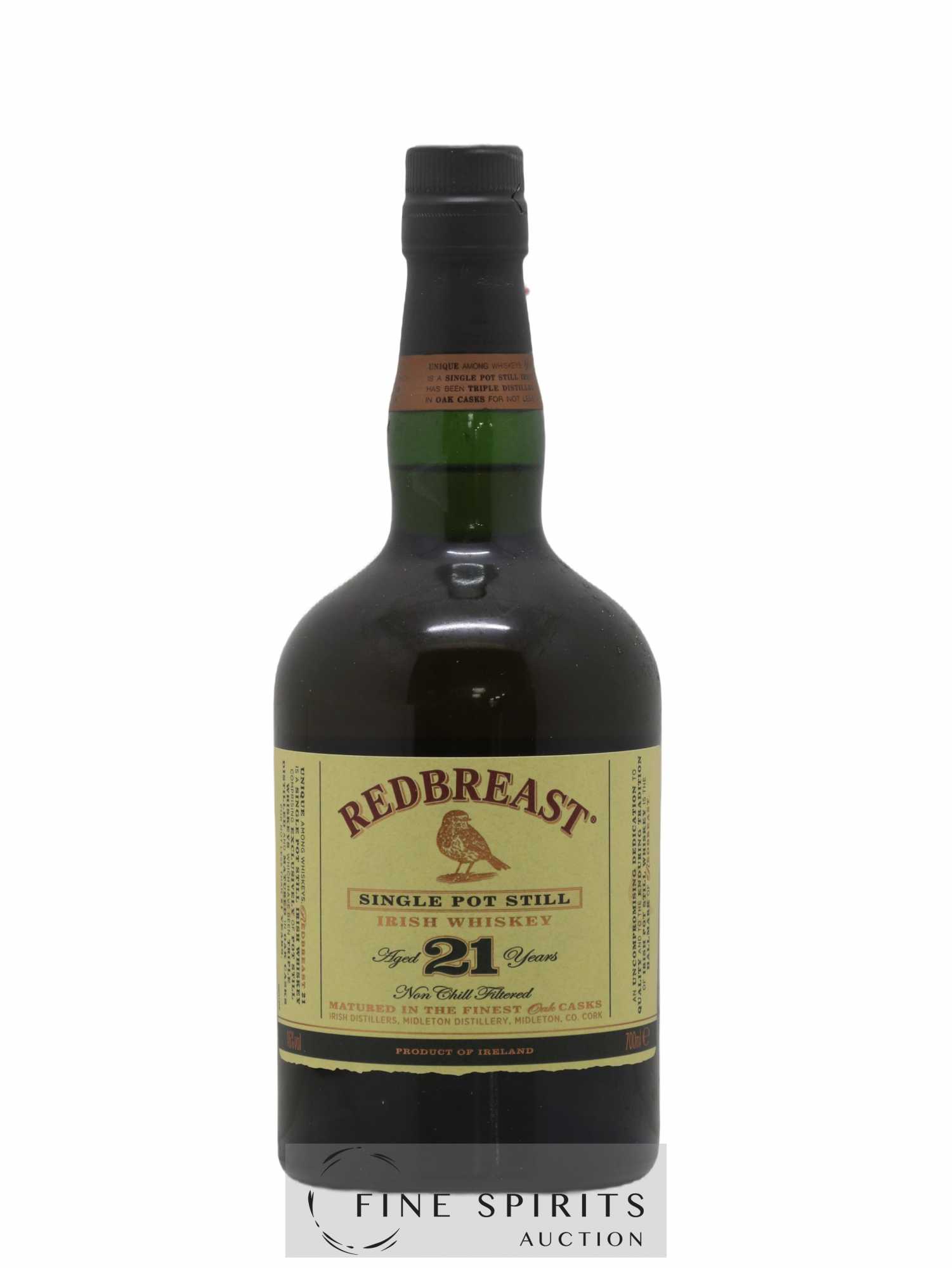 Redbreast 21 years Of. Single Pot Still Oak Casks - Lot de 1 bouteille - 1