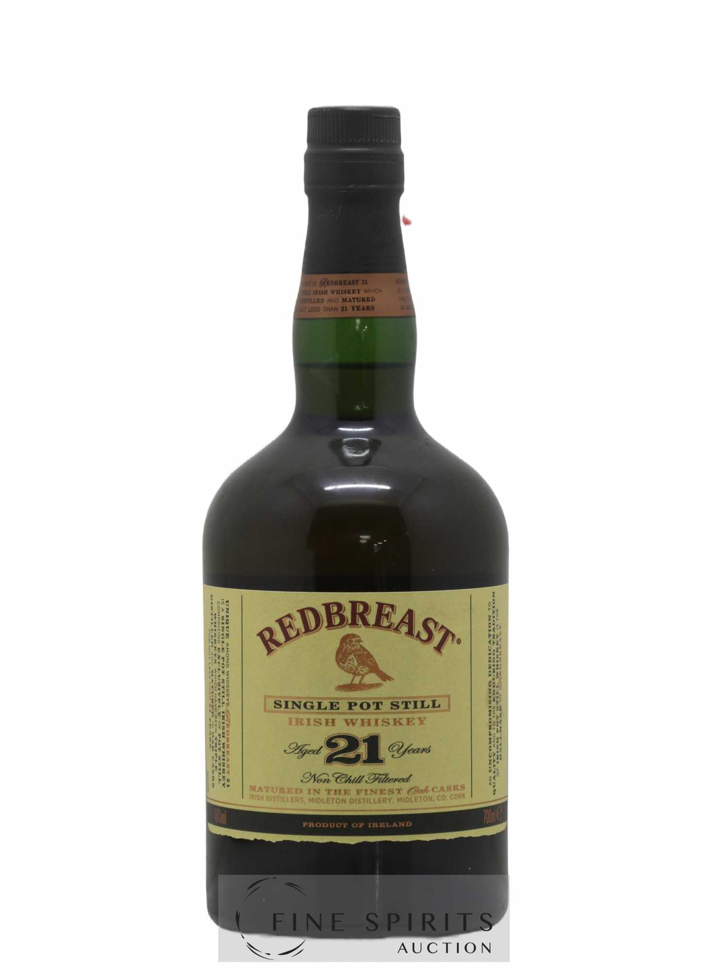 Redbreast 21 years Of. Single Pot Still Oak Casks - Lot of 1 bottle - 1