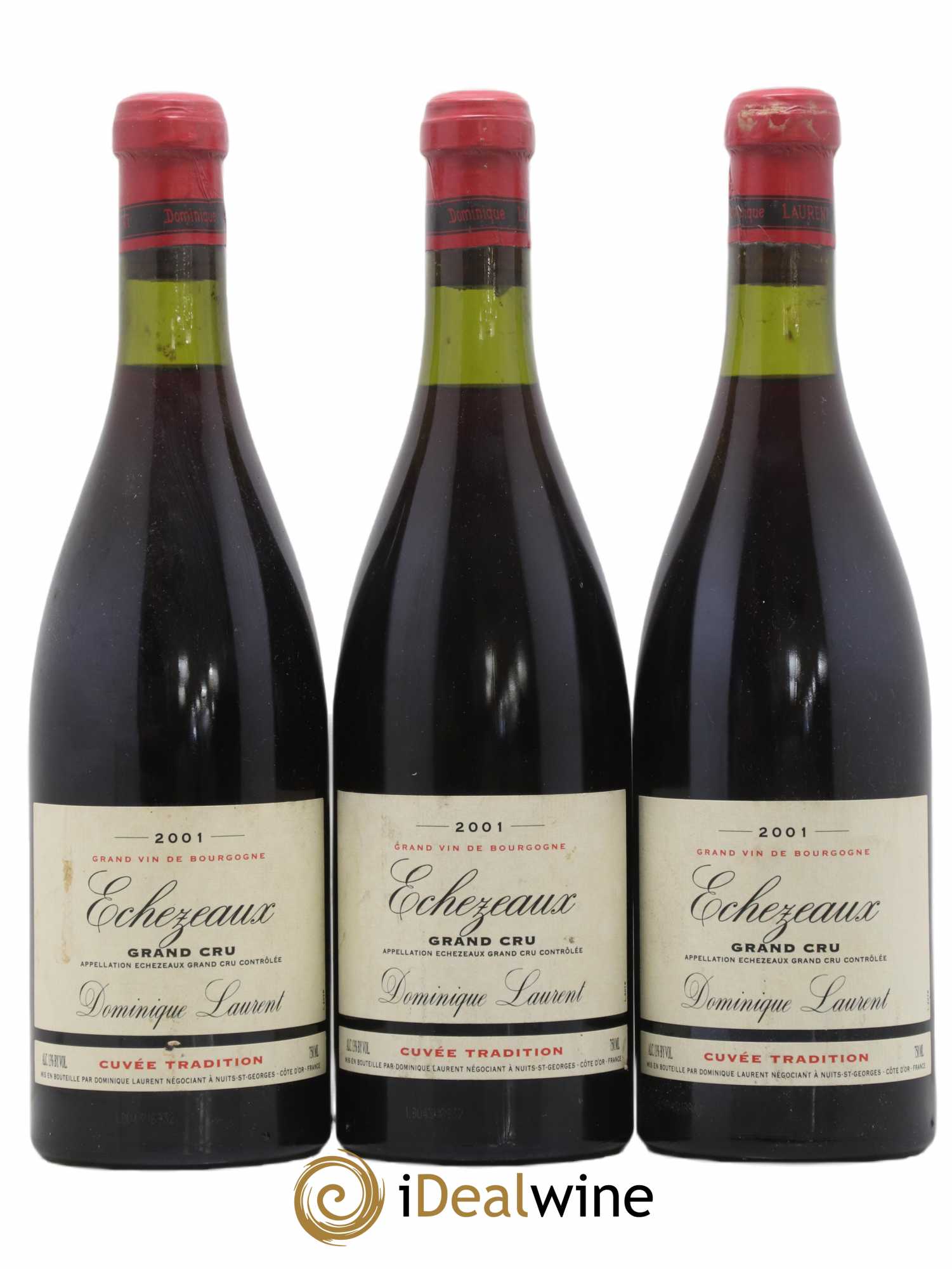 Echezeaux Grand Cru Tradition Dominique Laurent 2001 - Lot de 3 bouteilles - 0