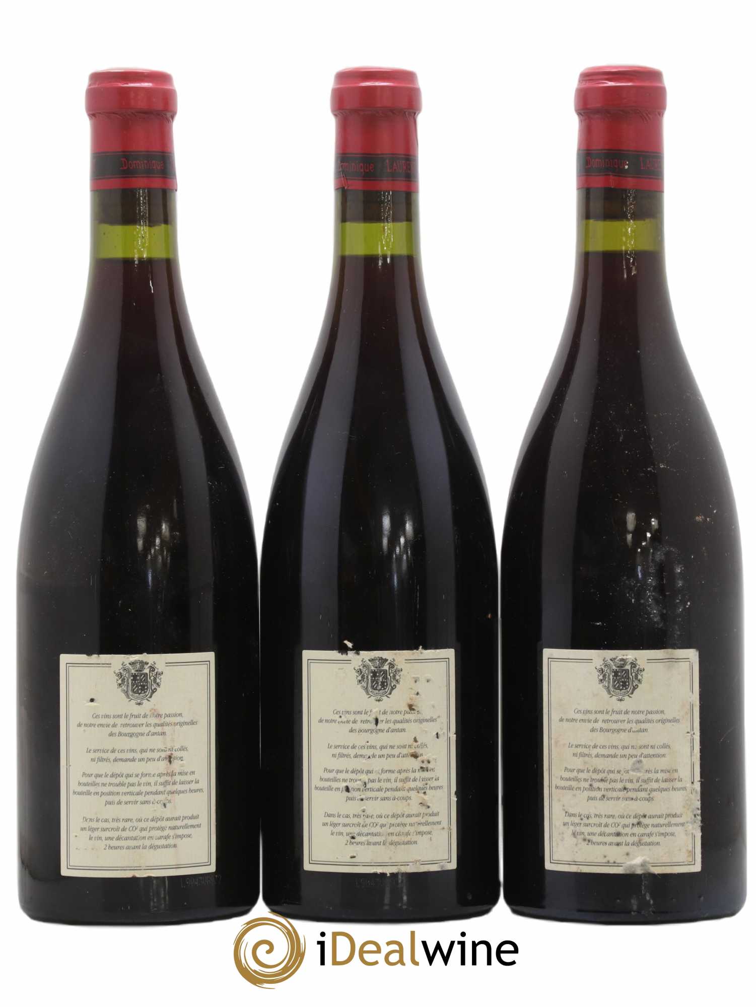 Clos de la Roche Grand Cru Cuvée Tradition Dominique Laurent 2001 - Lot de 3 bouteilles - 1