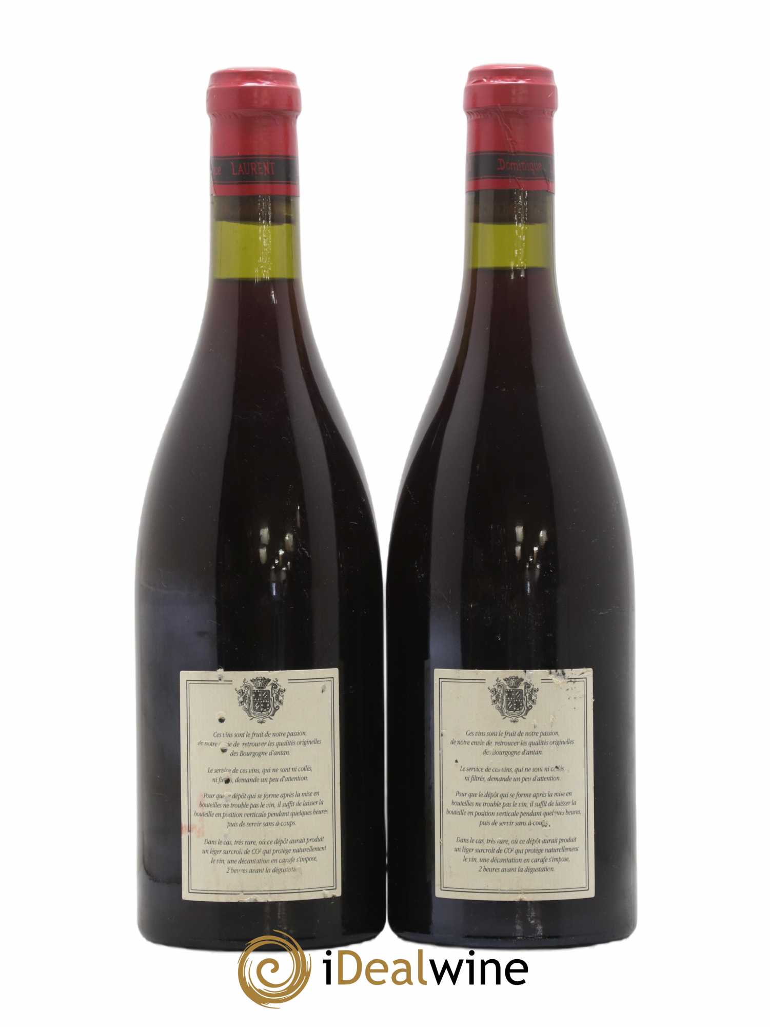 Clos de la Roche Grand Cru Cuvée Tradition Dominique Laurent 2001 - Lot de 2 bouteilles - 1