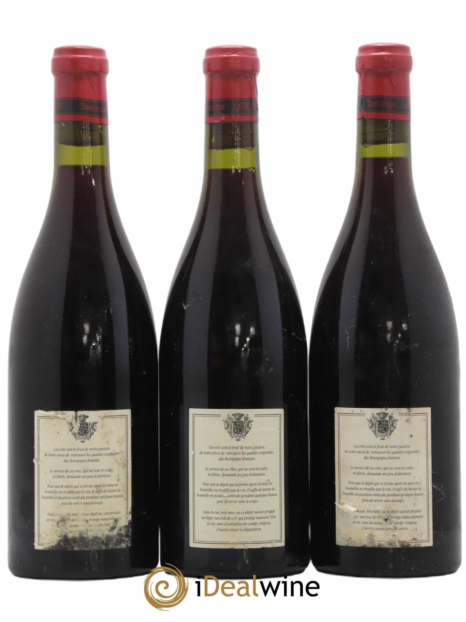 Mazis-Chambertin Grand Cru Dominique Laurent 2001 - Lot de 3 bouteilles - 1