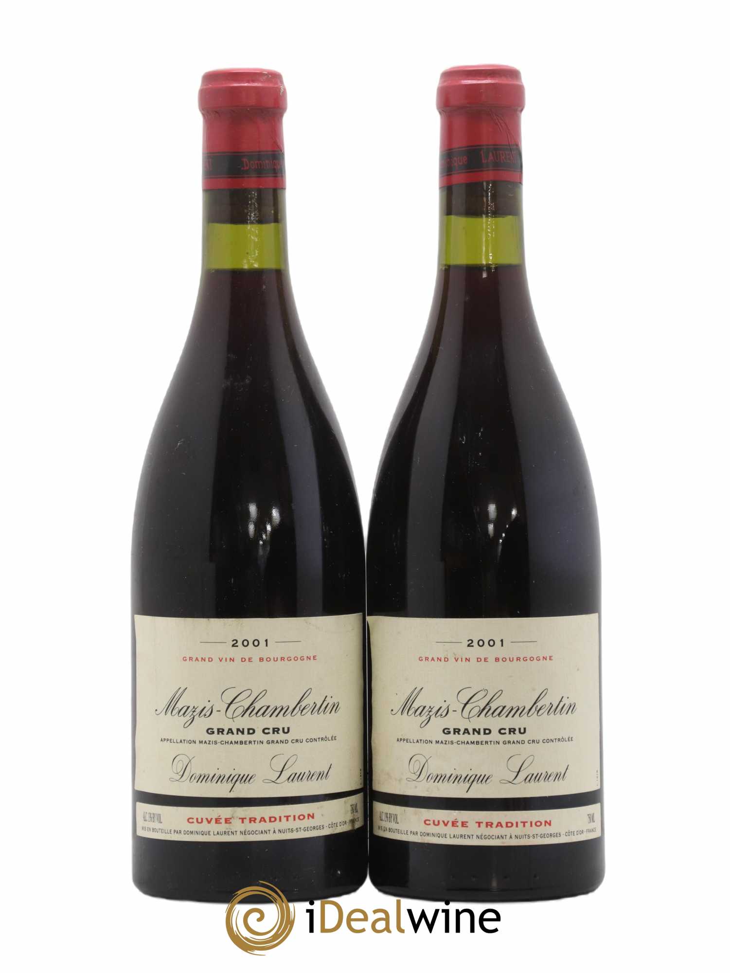 Mazis-Chambertin Grand Cru Dominique Laurent 2001 - Lot de 2 bouteilles - 0