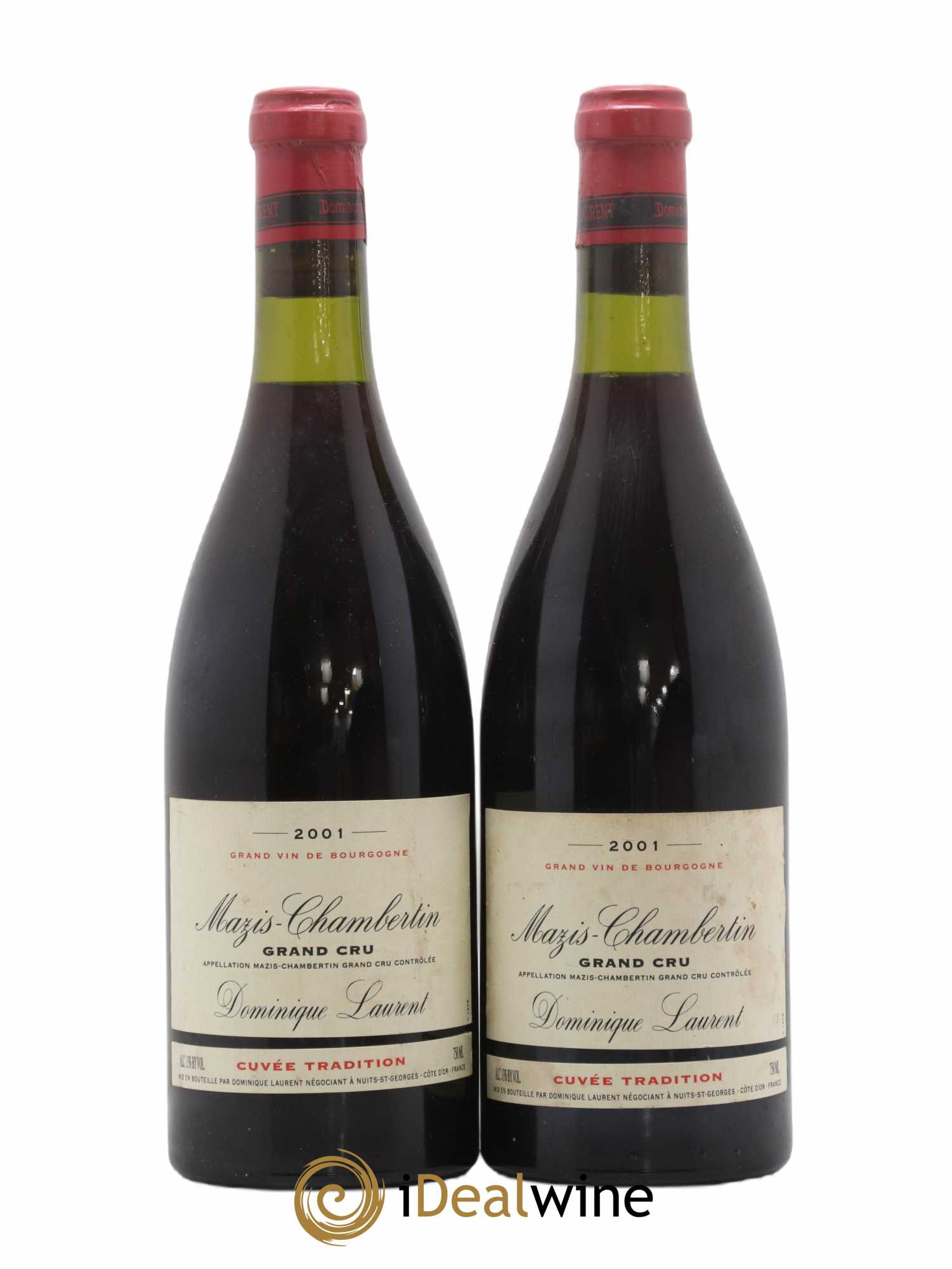 Mazis-Chambertin Grand Cru Dominique Laurent 2001 - Lot de 2 bouteilles - 0