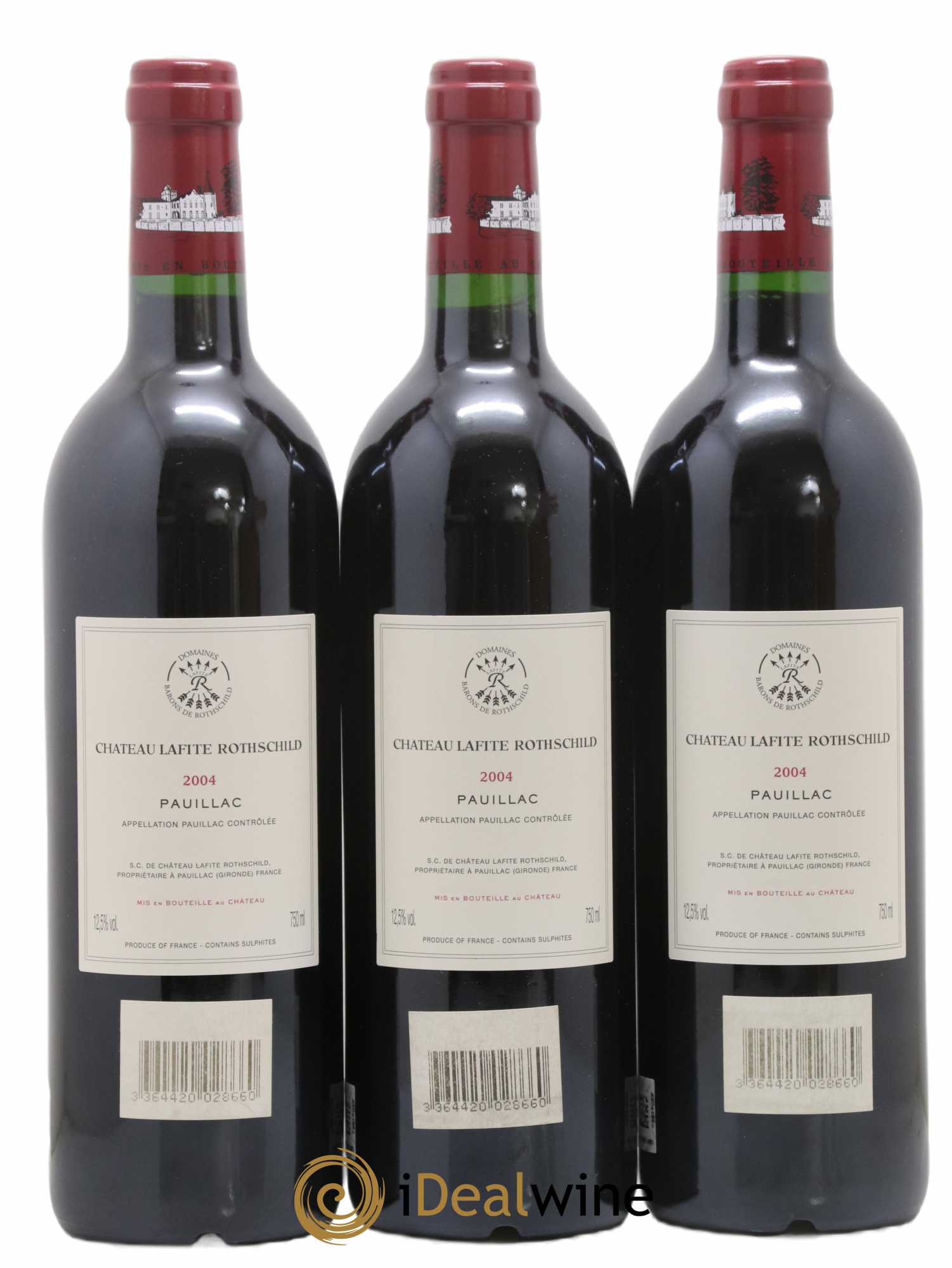 Château Lafite Rothschild 1er Grand Cru Classé 2004 - Lot of 6 bottles - 2