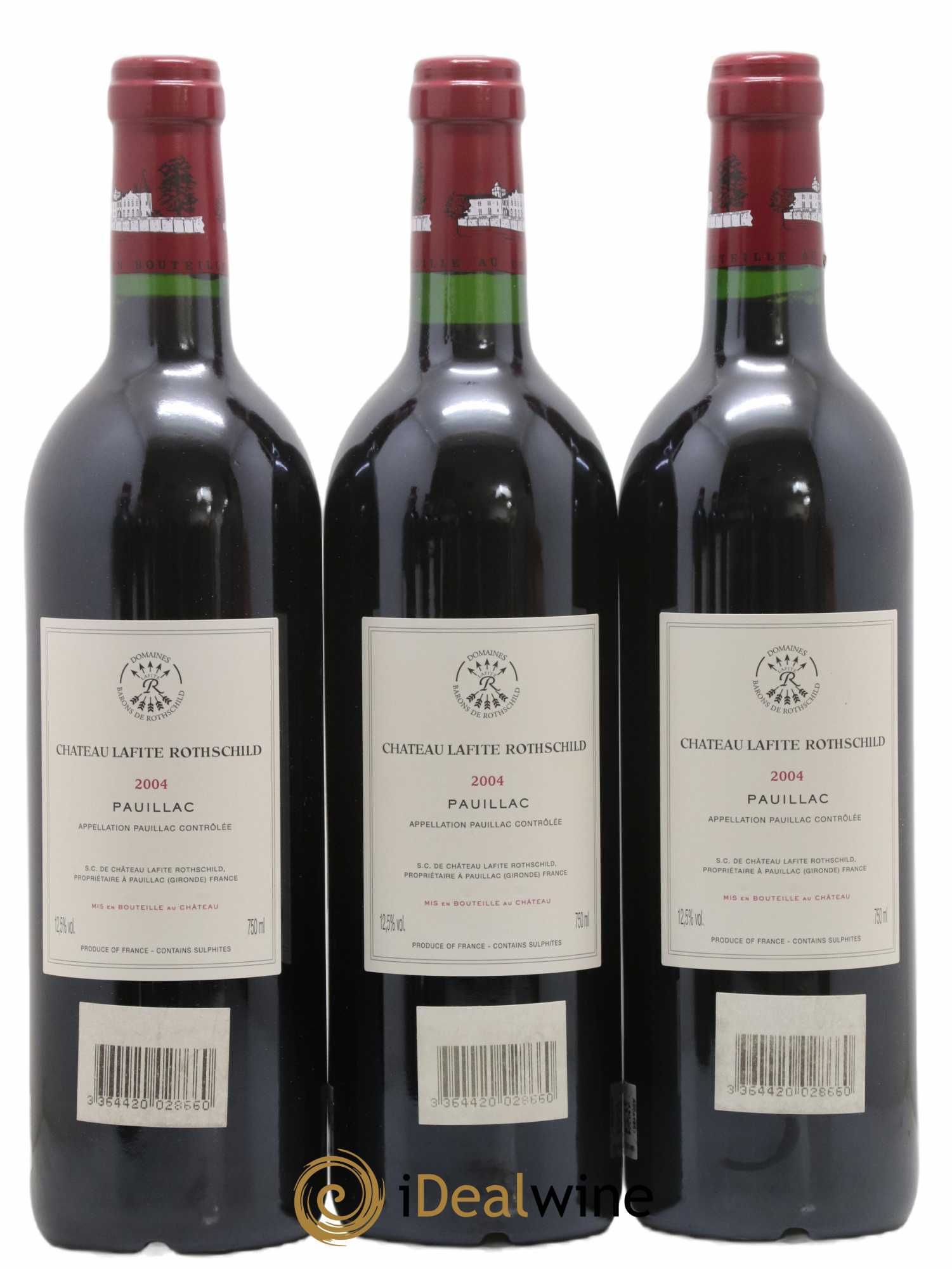 Château Lafite Rothschild 1er Grand Cru Classé 2004 - Lot of 6 bottles - 4
