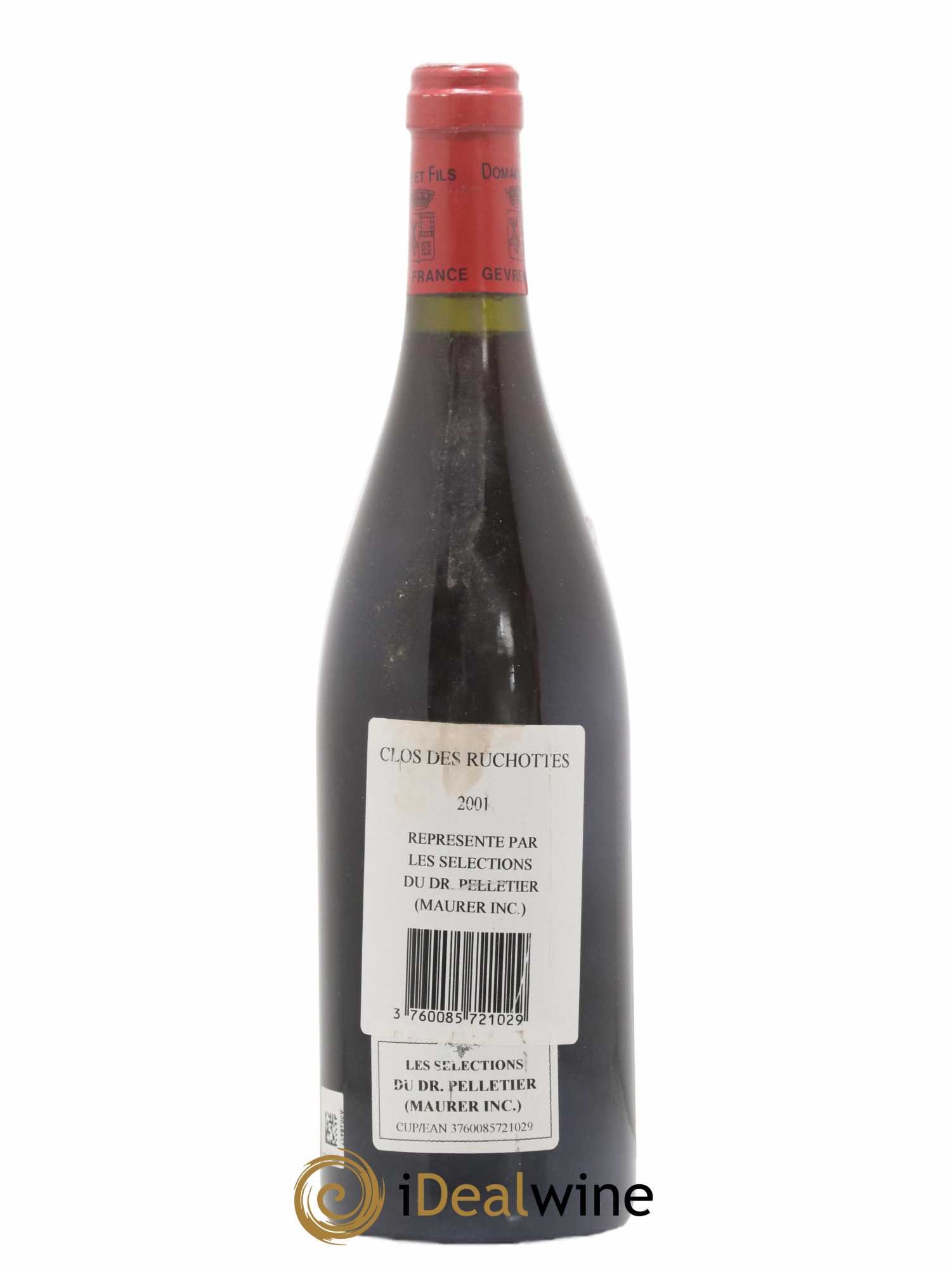 Ruchottes-Chambertin Grand Cru Clos des Ruchottes Armand Rousseau (Domaine) 2001 - Lot de 1 bouteille - 1