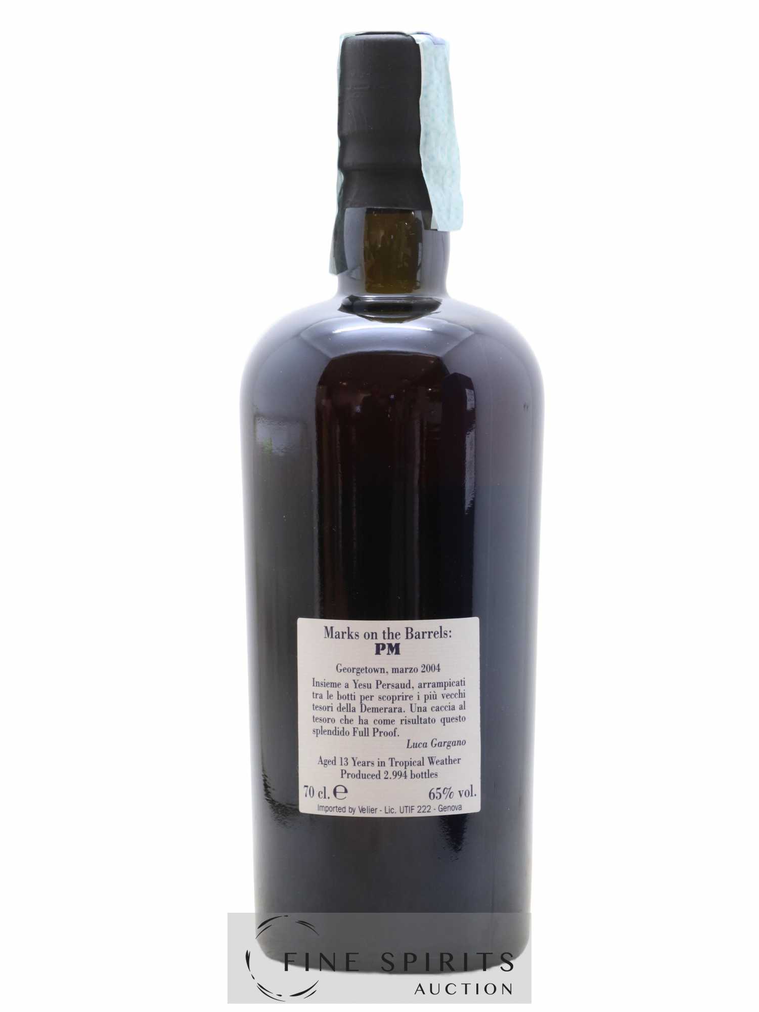Port Mourant 13 years 1993 Velier Full Proof Barrels PM - One of 2994 - bottled in 2006 - Lot de 1 bouteille - 2