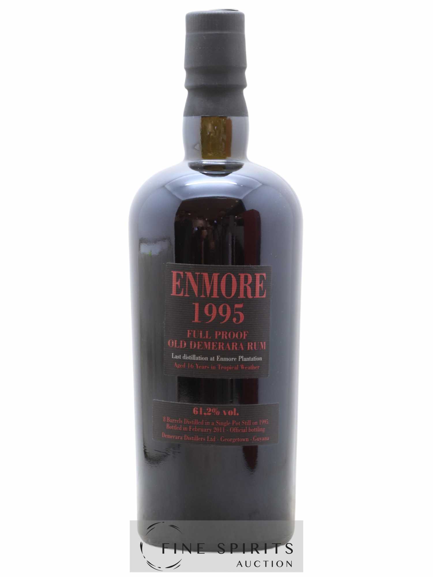 Enmore 16 years 1995 Of. Full Proof Barrels ELCR - bottled in 2011 Velier - Lot de 1 bouteille - 1