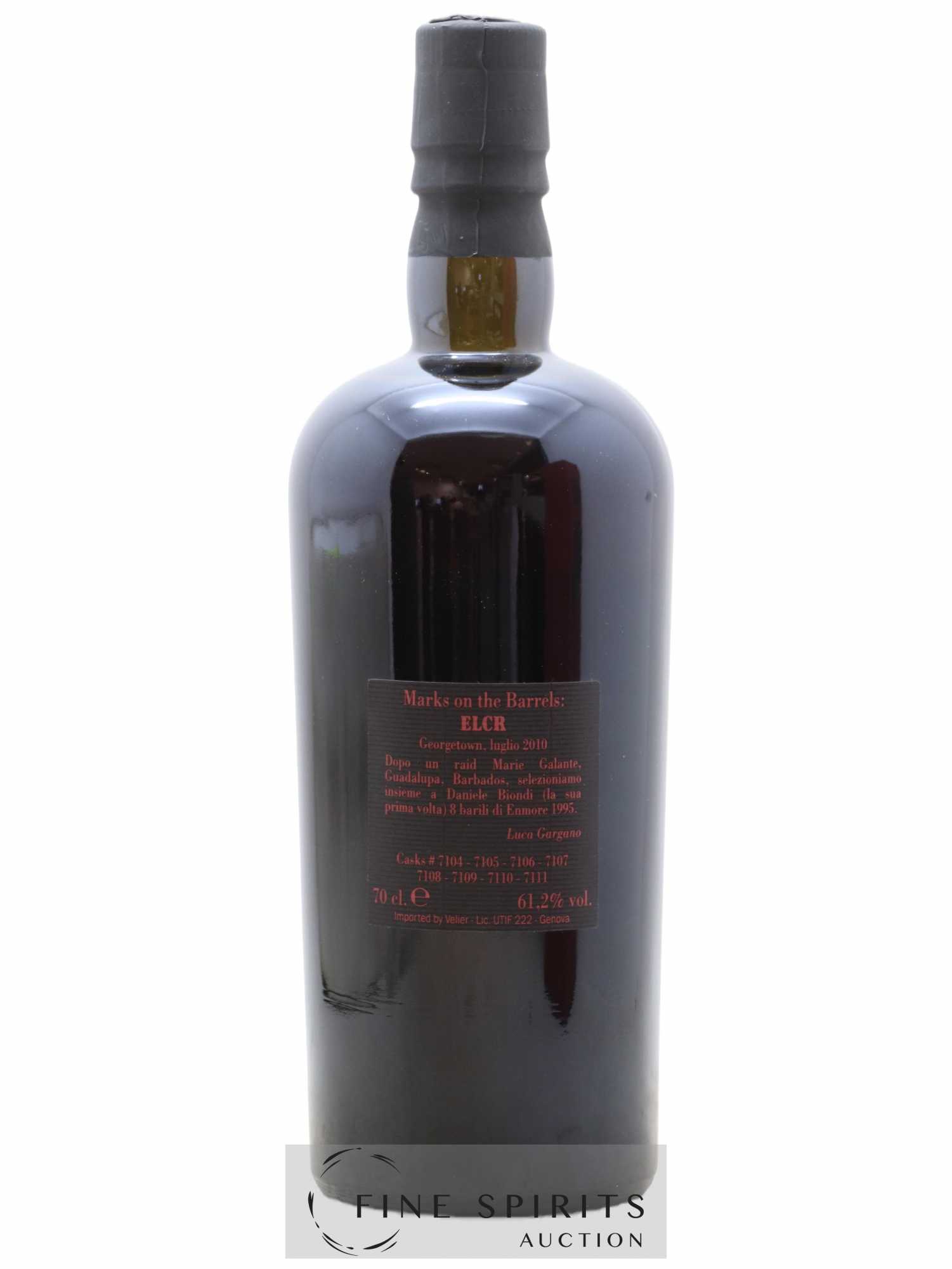 Enmore 16 years 1995 Of. Full Proof Barrels ELCR - bottled in 2011 Velier - Lot de 1 bouteille - 2