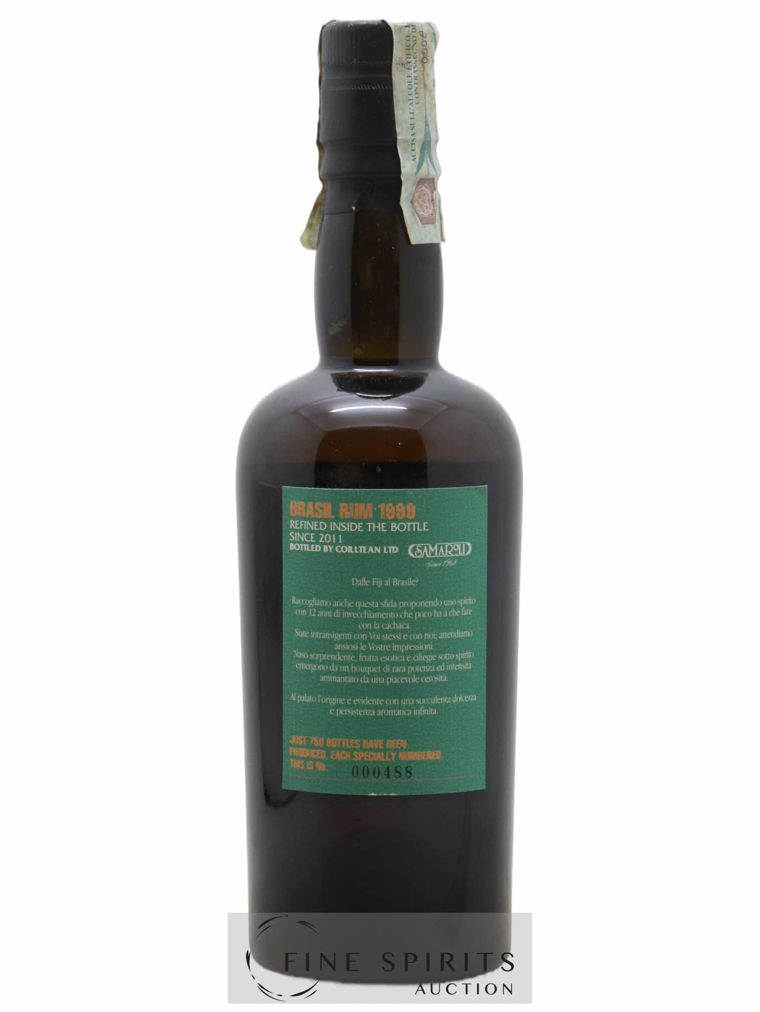 Samaroli 1999 Of. Brasil Cask n°22-25-48-50 - One of 750 - bottled 2011 50CL - Lot de 1 bouteille - 1