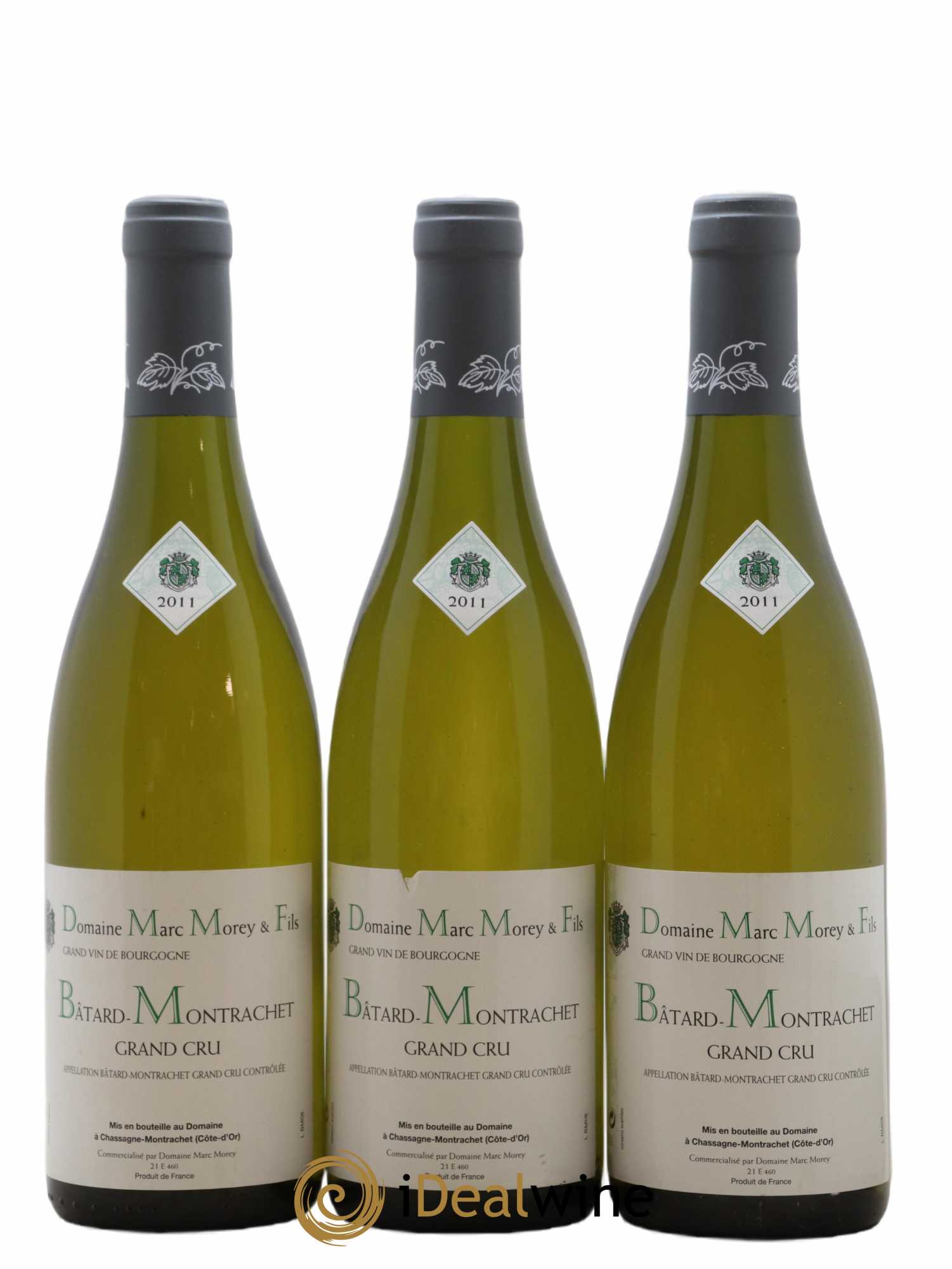 Bâtard-Montrachet Grand Cru Marc Morey 2011 - Lot de 3 bouteilles - 0