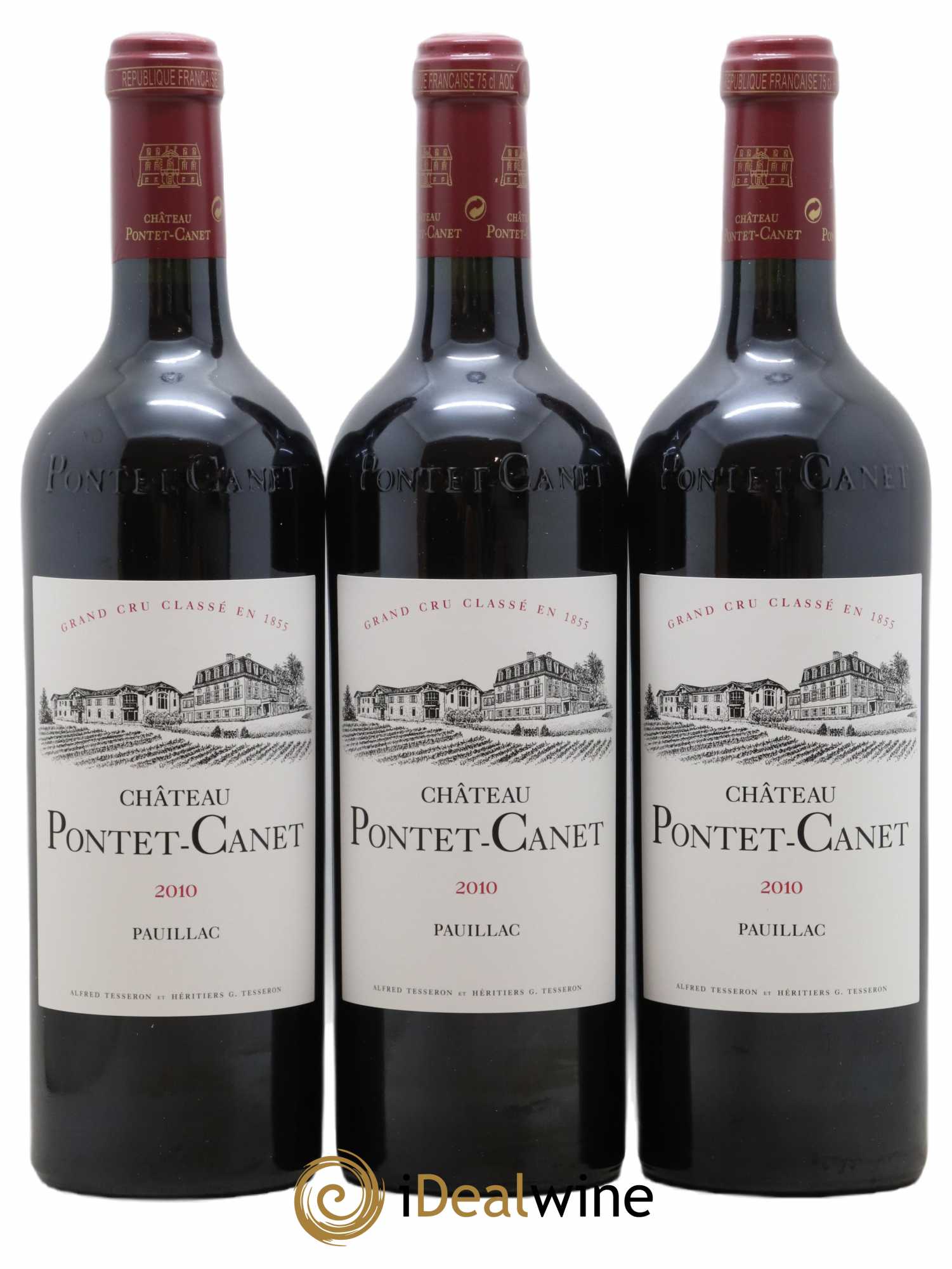 Château Pontet Canet 5ème Grand Cru Classé 2010 - Lot of 6 bottles - 1