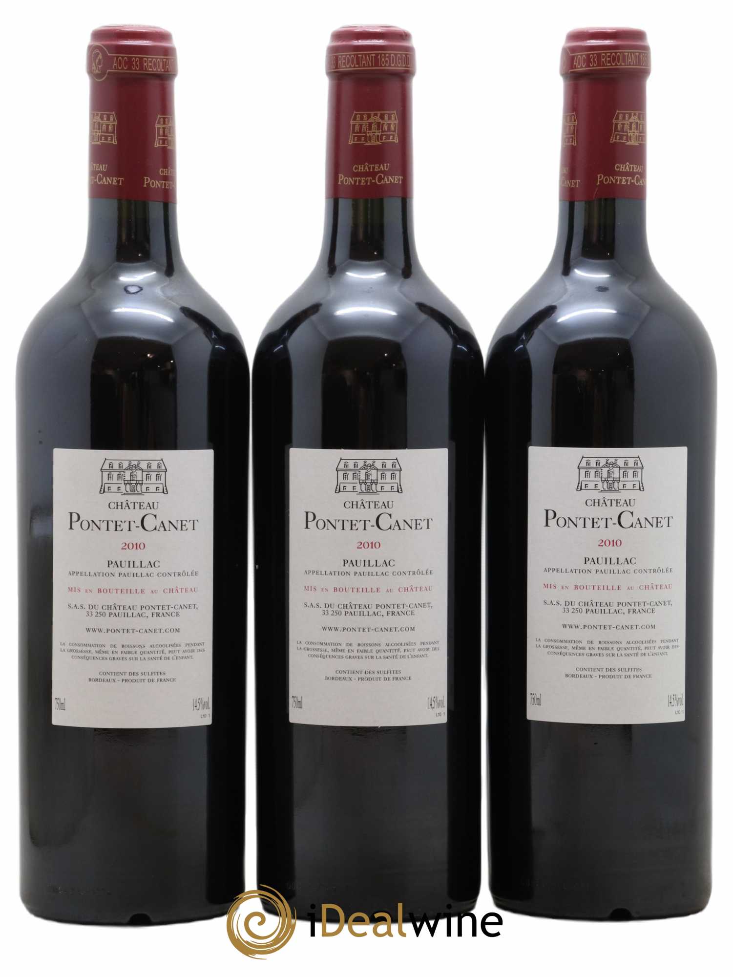 Château Pontet Canet 5ème Grand Cru Classé 2010 - Lot of 6 bottles - 2