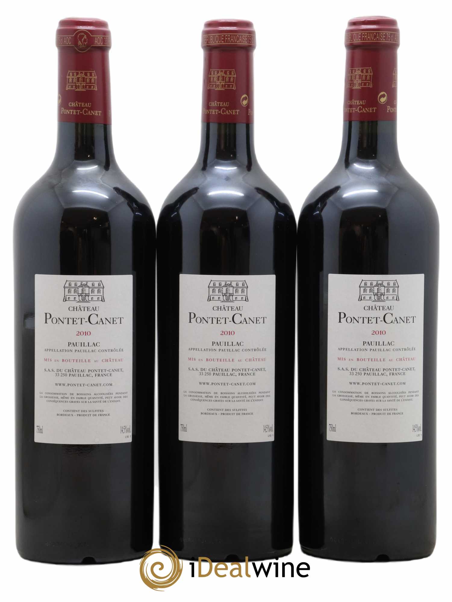 Château Pontet Canet 5ème Grand Cru Classé 2010 - Lot of 6 bottles - 4
