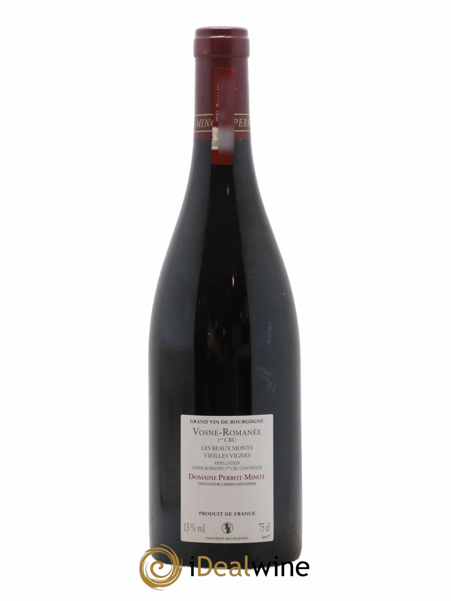 Vosne-Romanée 1er Cru Les Beaux-Monts Vieilles Vignes Perrot-Minot 2013 - Lot de 1 bouteille - 1