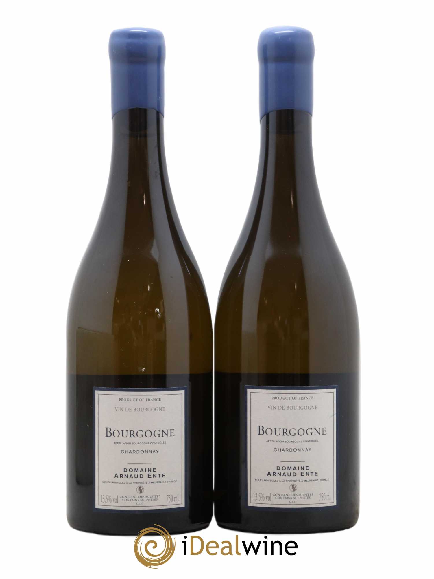 Bourgogne Chardonnay Arnaud Ente 2017 - Lot de 2 bouteilles - 1