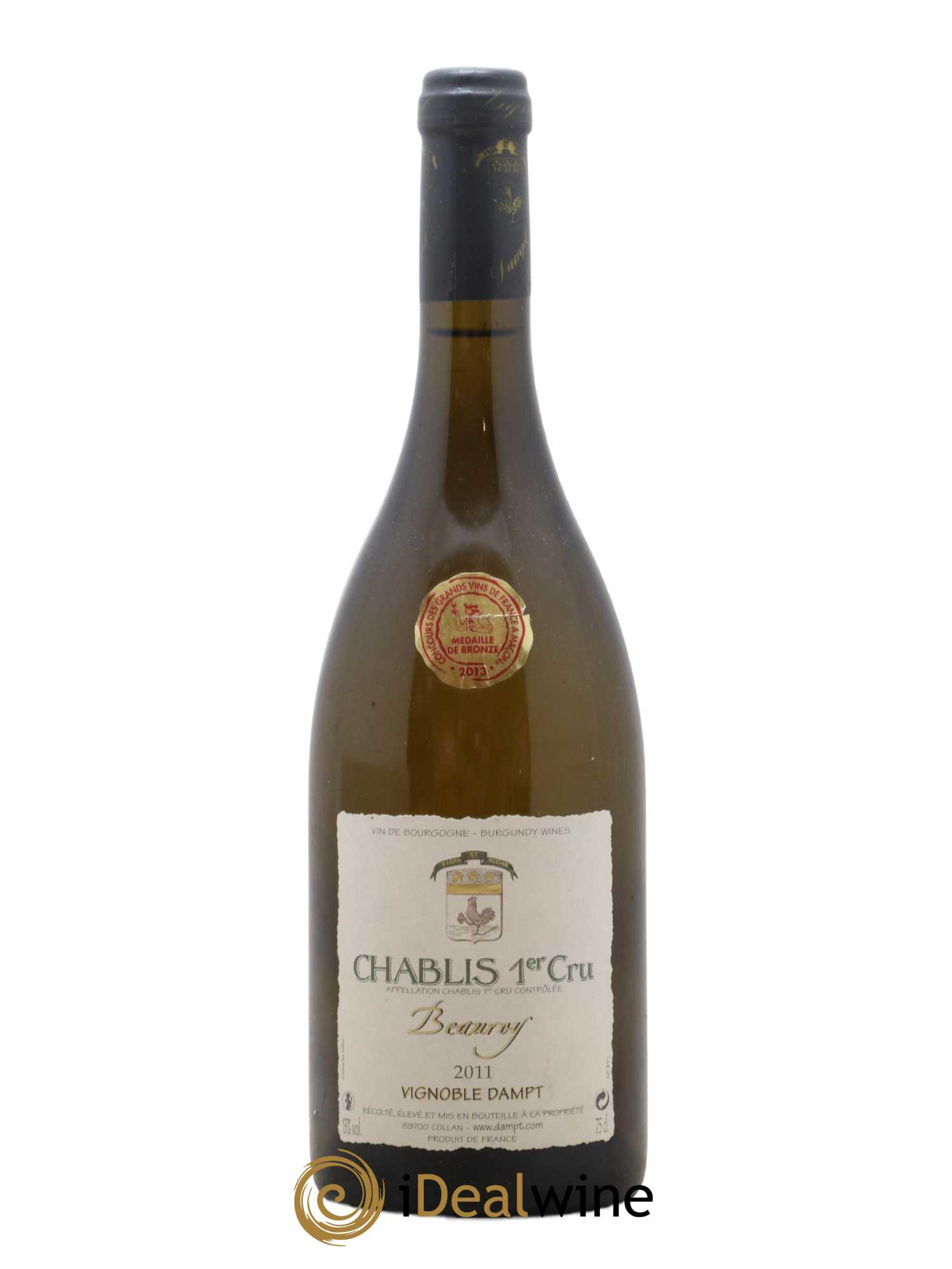 Chablis 1er Cru Beauroy Vignoble Dampt 2011 - Posten von 1 Flasche - 0