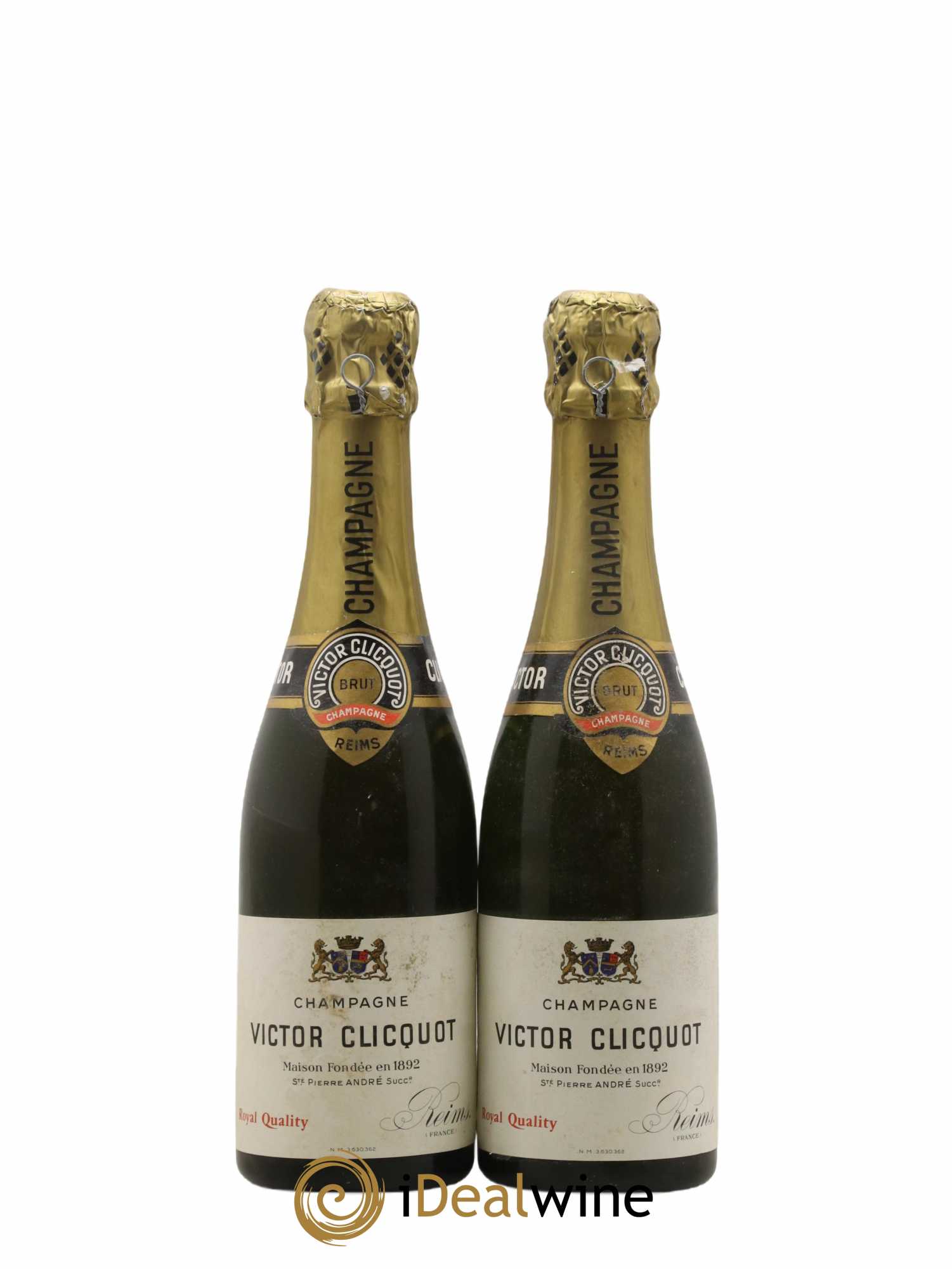 Champagne Victor Clicquot - Lot de 2 demi bouteilles - 0