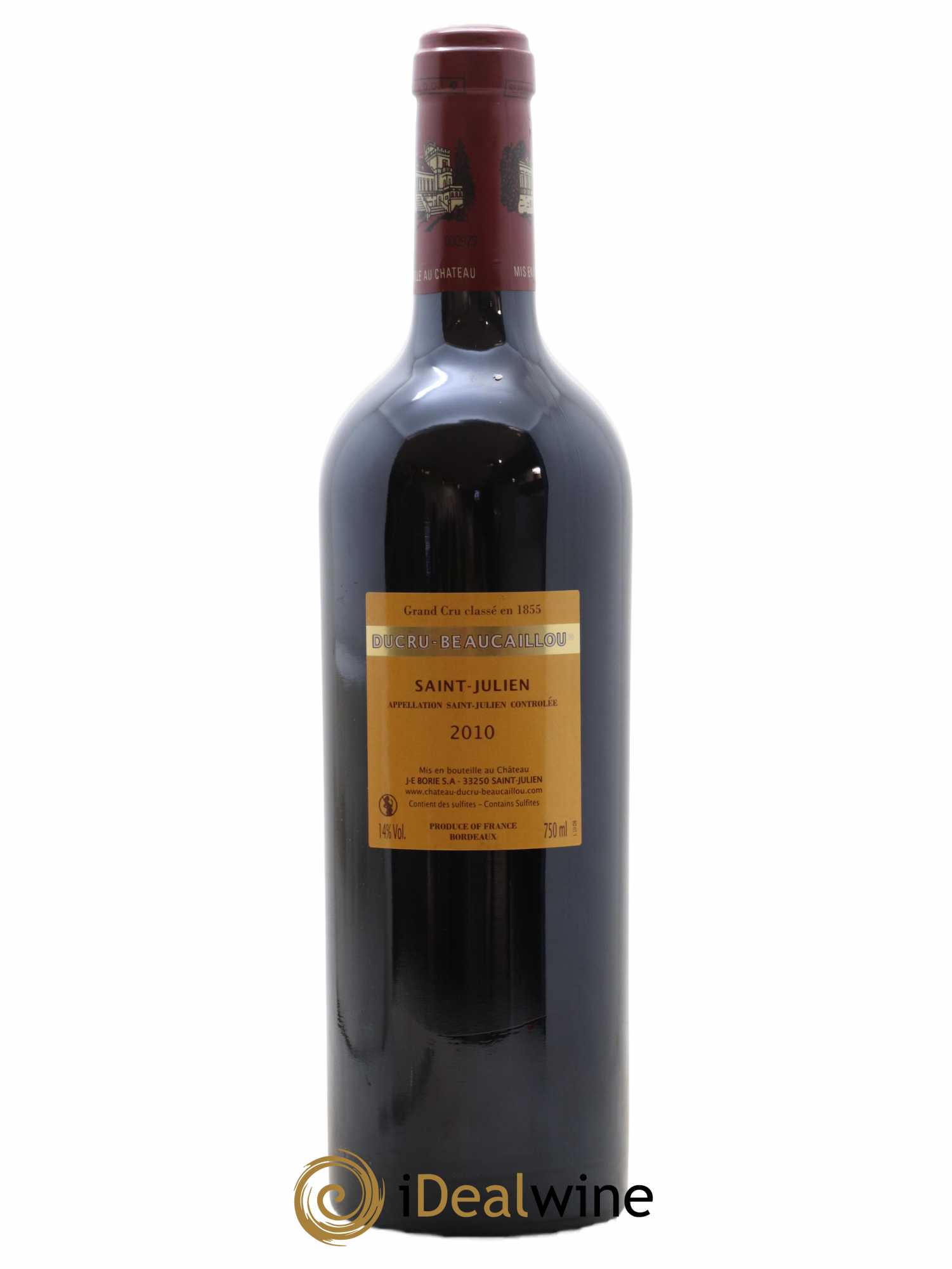 Château Ducru Beaucaillou 2ème Grand Cru Classé 2010 - Lot de 1 bouteille - 1