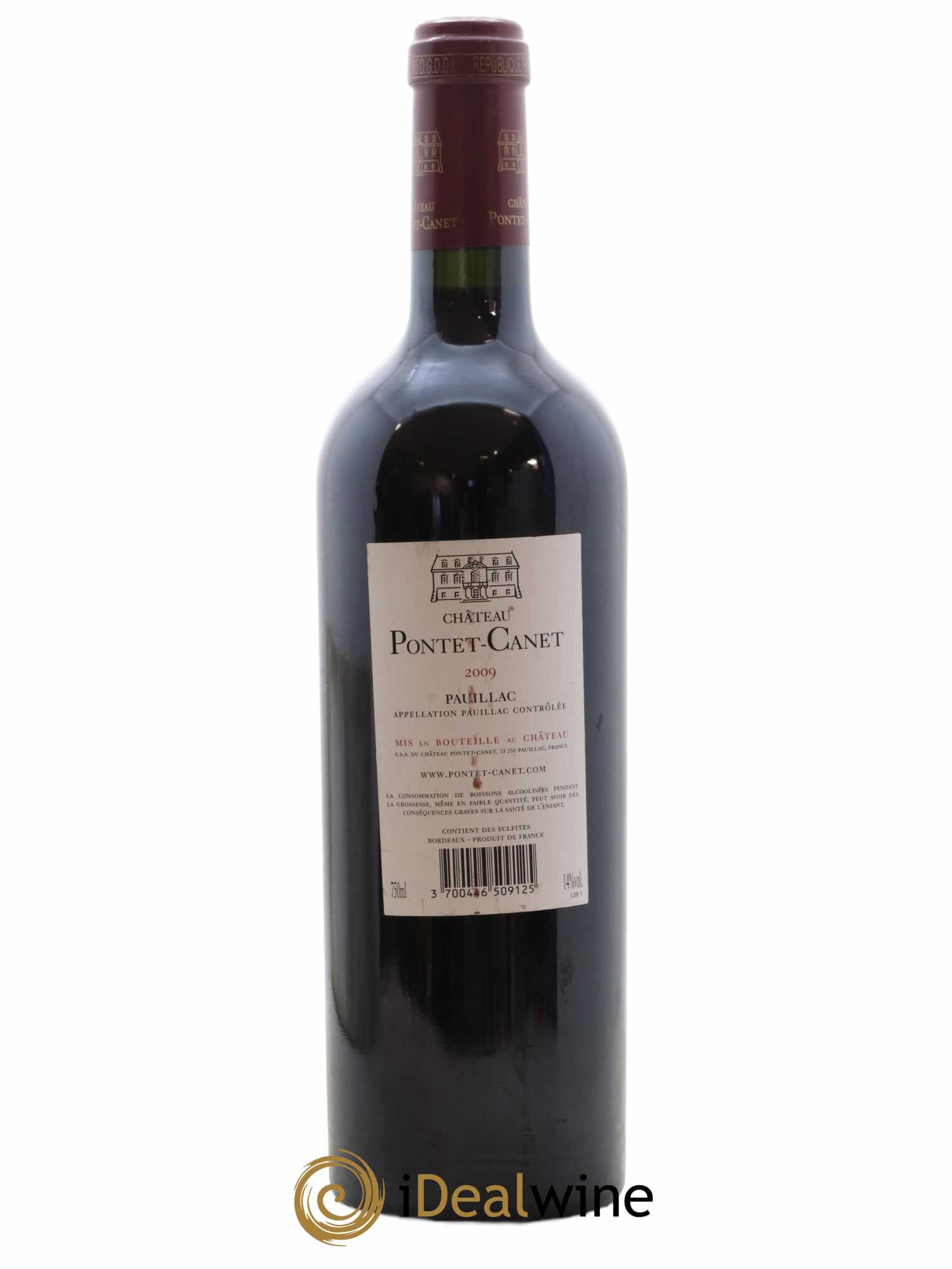 Château Pontet Canet 5ème Grand Cru Classé 2009 - Lot of 1 bottle - 1