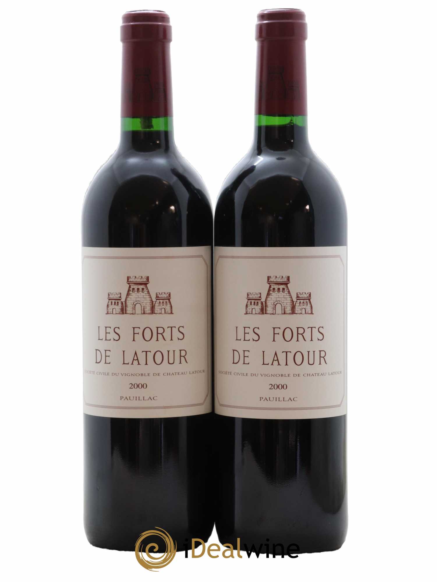 Les Forts de Latour Second Vin 2000 - Lot de 2 bouteilles - 0