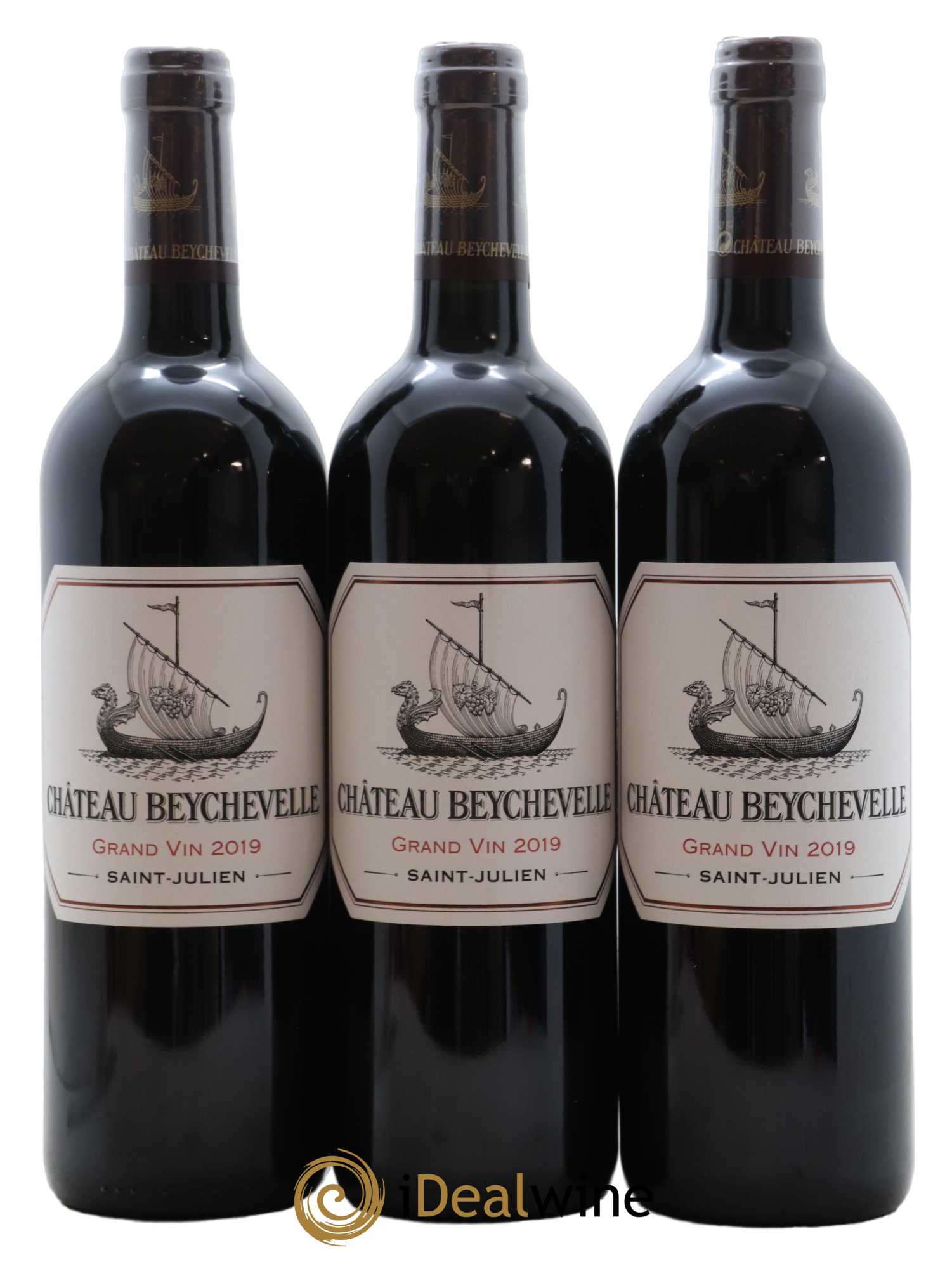 Château Beychevelle 4ème Grand Cru Classé 2019 - Lot de 3 bouteilles - 0