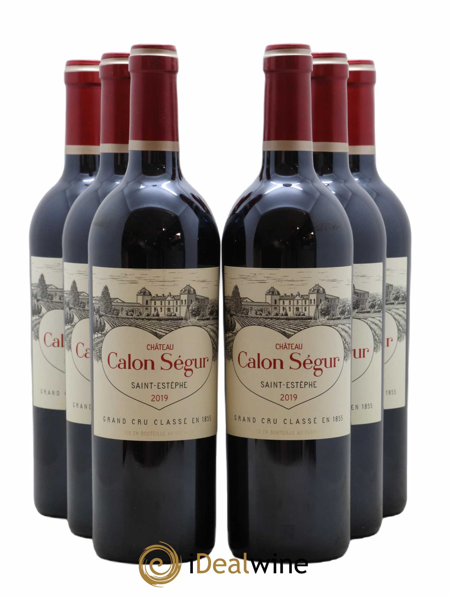 Château Calon Ségur 3ème Grand Cru Classé 2019 - Lot de 6 bouteilles - 0