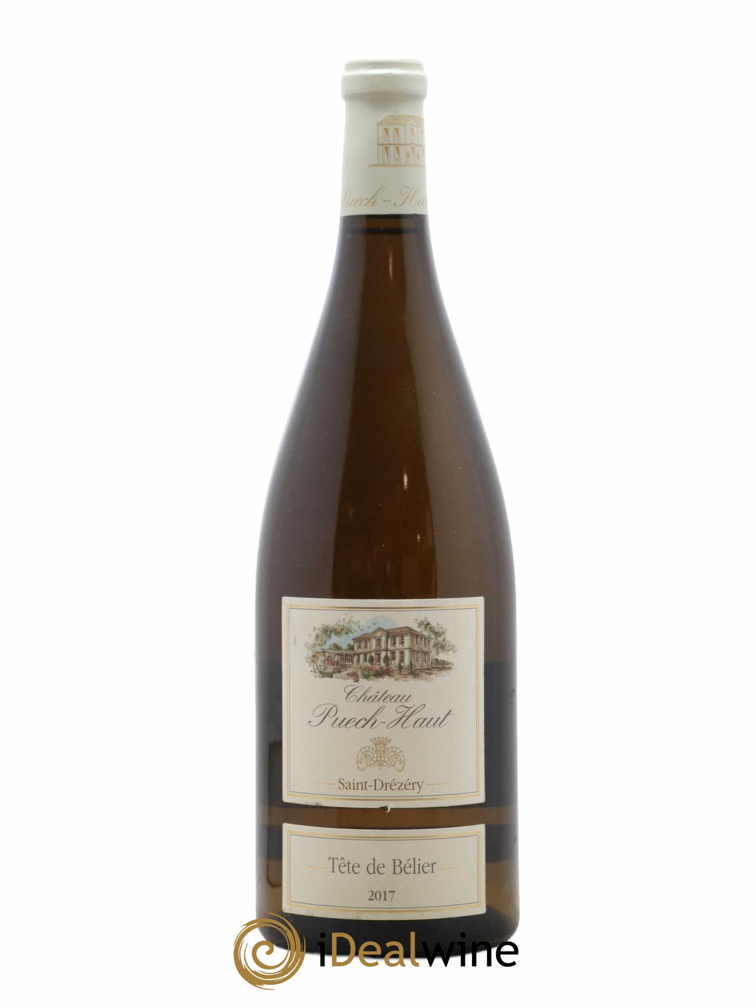 Languedoc Saint-Drézéry Château Puech-Haut Tête De Bélier Gérard Bru 2017 - Lot de 1 magnum - 0