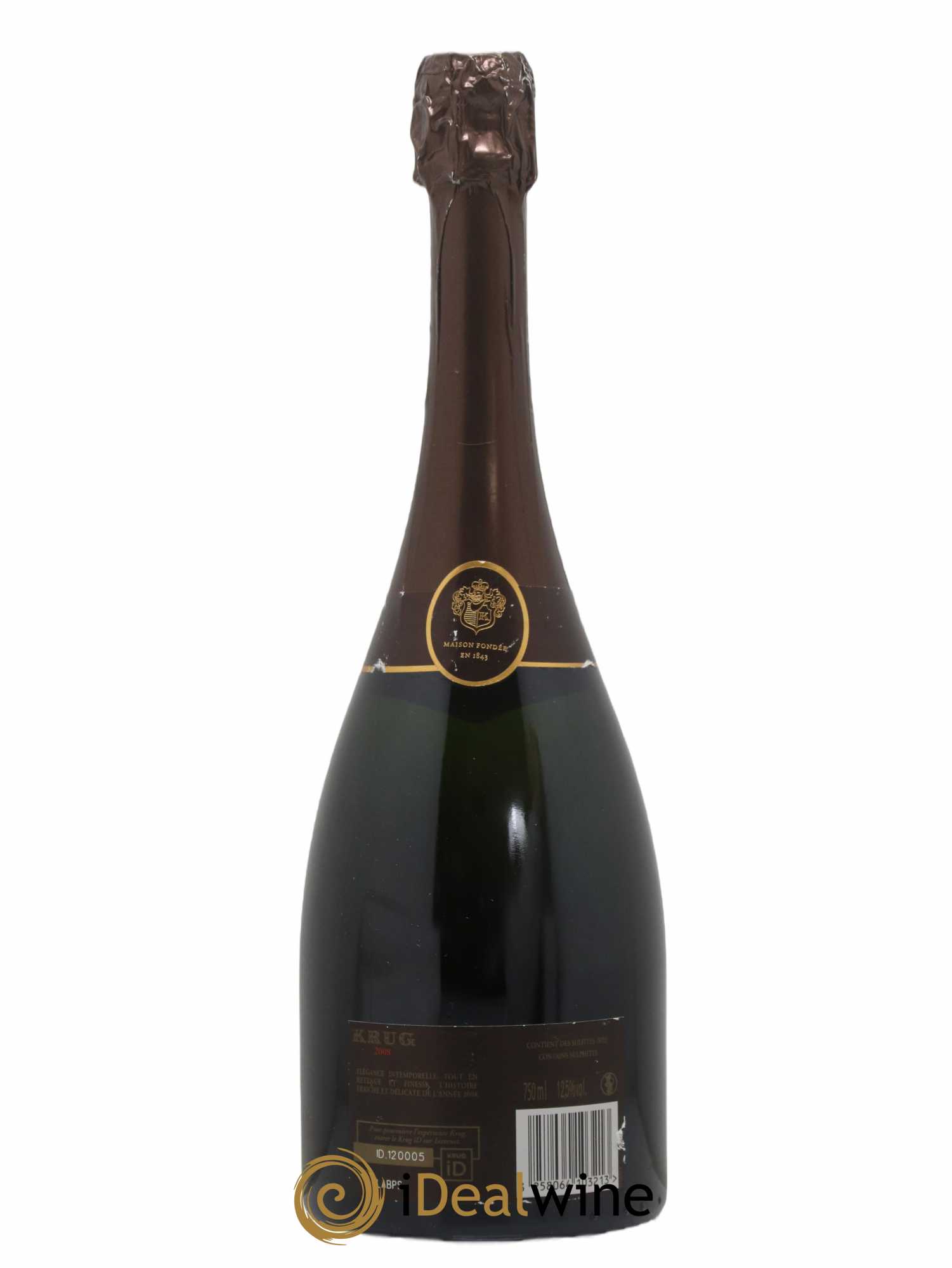 Vintage Krug 2008 - Lot de 1 bouteille - 1