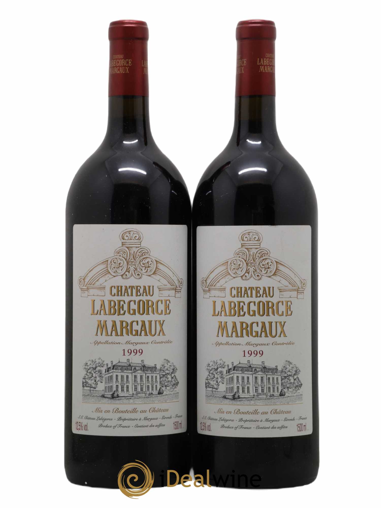 Château Labegorce Cru Bourgeois 1999 - Lot de 2 magnums - 0