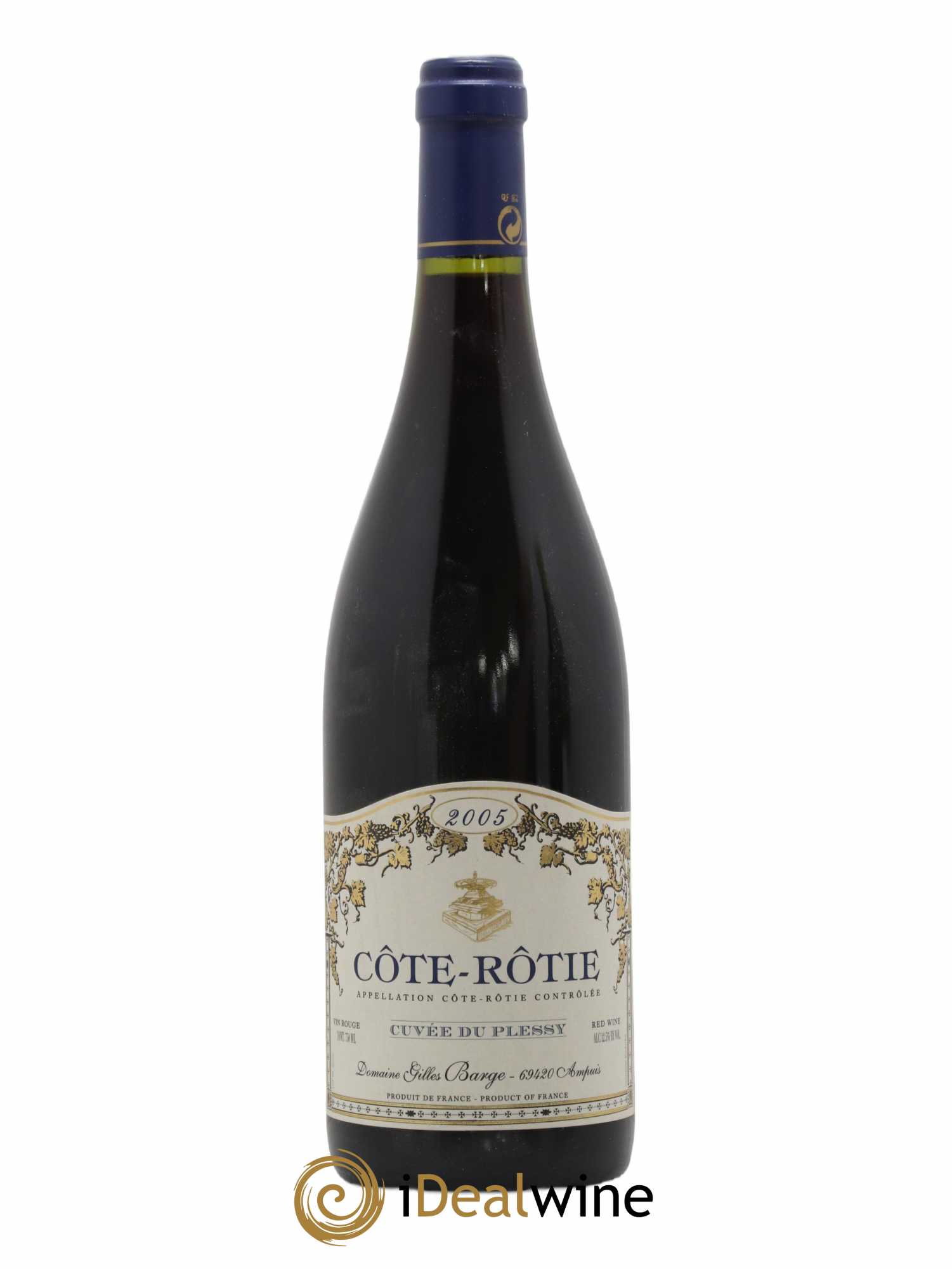 Côte-Rôtie Cuvée du Plessy Barge (Domaine) 2005 - Lot of 1 bottle - 0