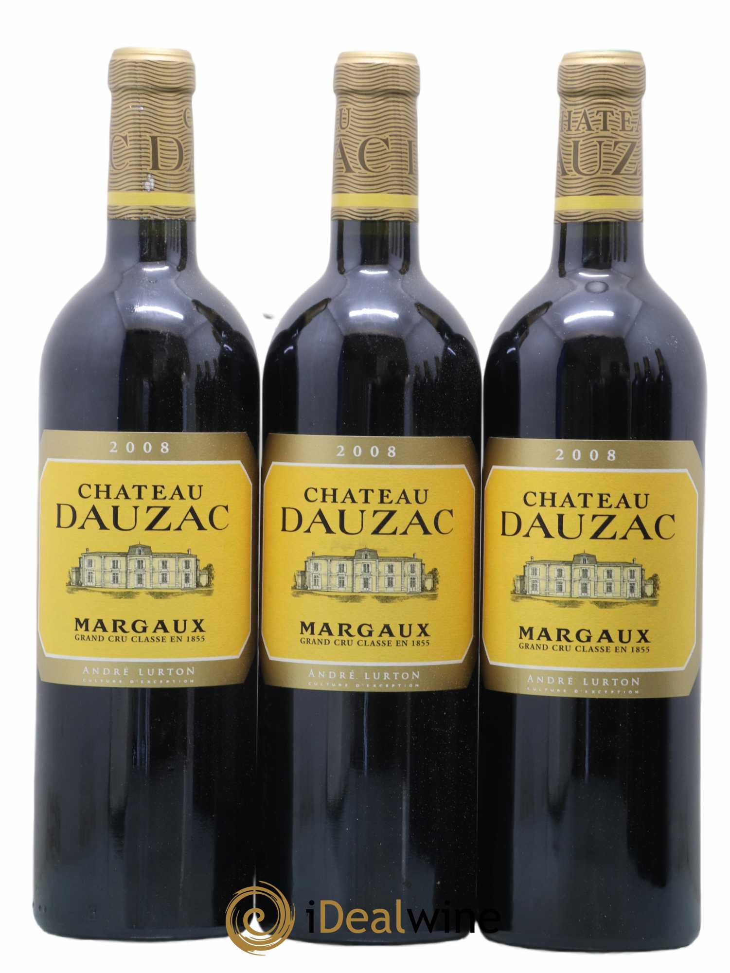 Château Dauzac 5ème Grand Cru Classé 2008 - Lot de 6 bouteilles - 1