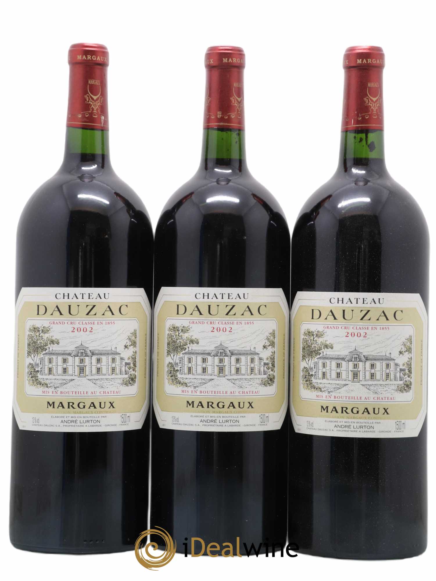 Château Dauzac 5ème Grand Cru Classé 2002 - Lot de 6 magnums - 2