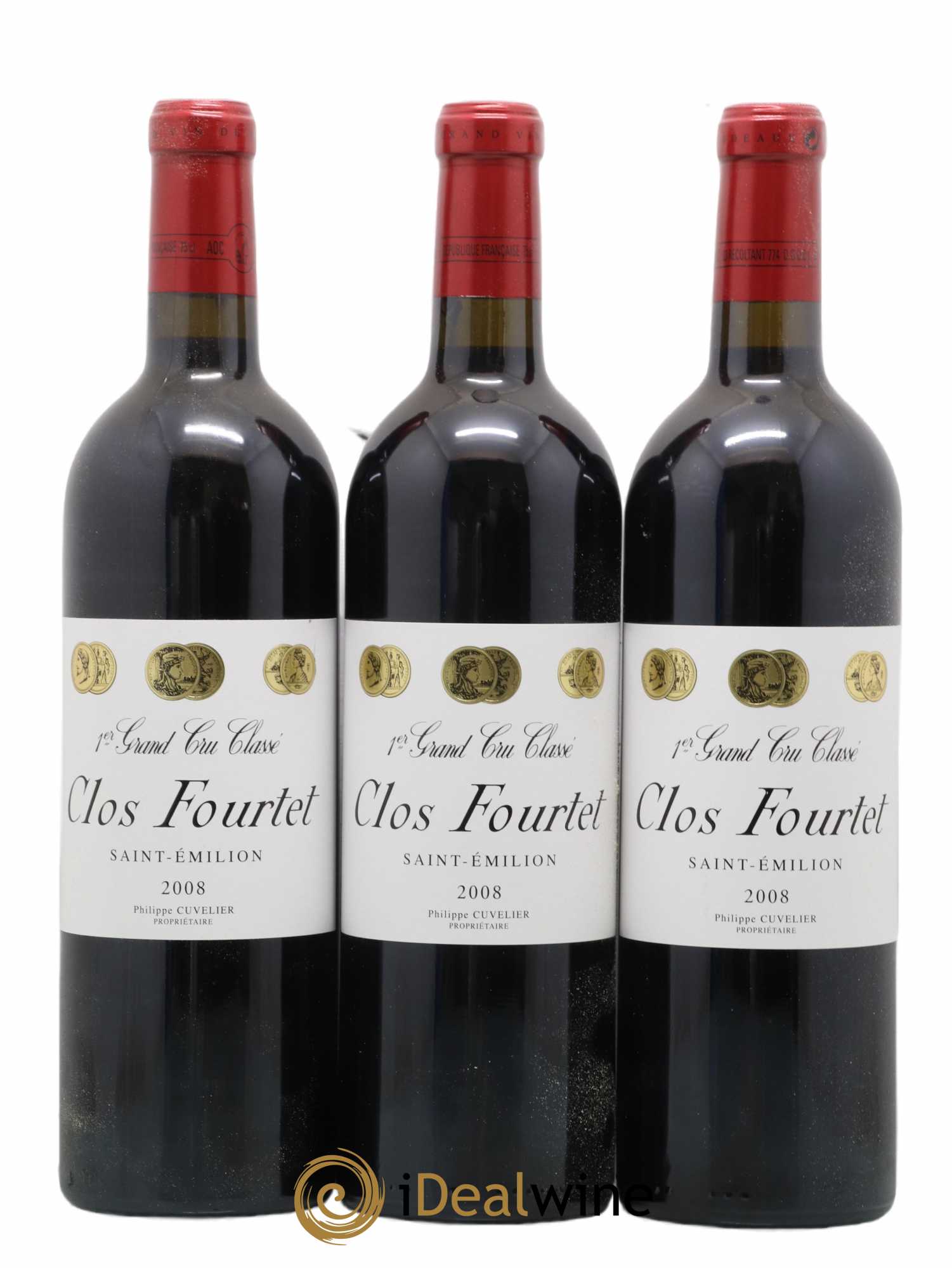 Clos Fourtet 1er Grand Cru Classé B 2008 - Lot de 6 bouteilles - 2