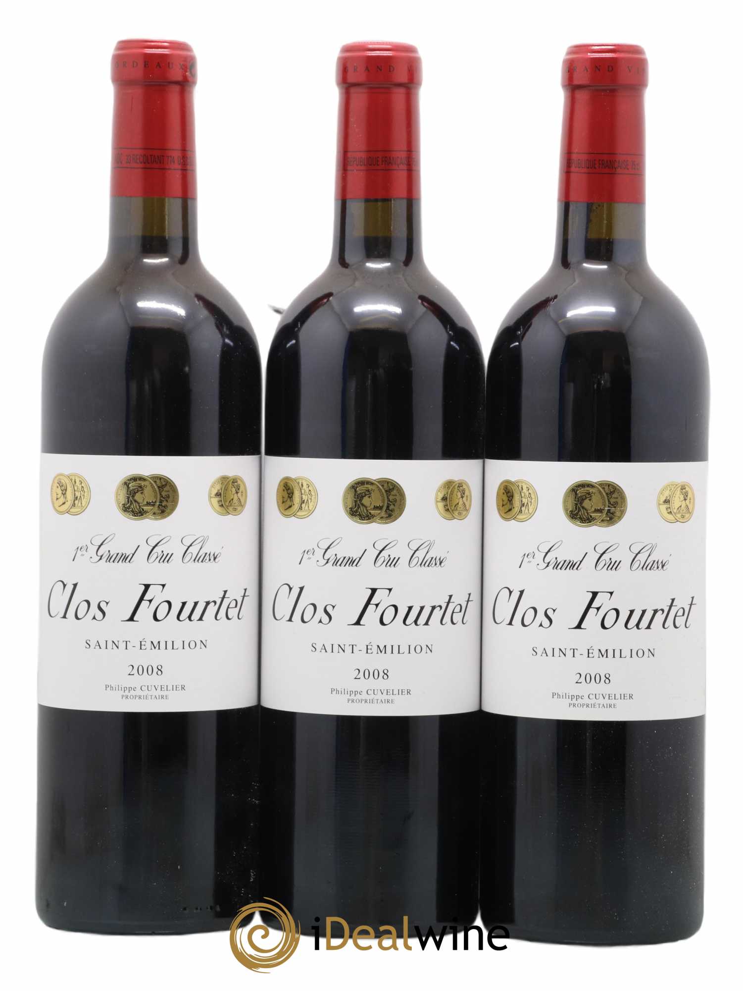 Clos Fourtet 1er Grand Cru Classé B 2008 - Lot de 6 bouteilles - 2
