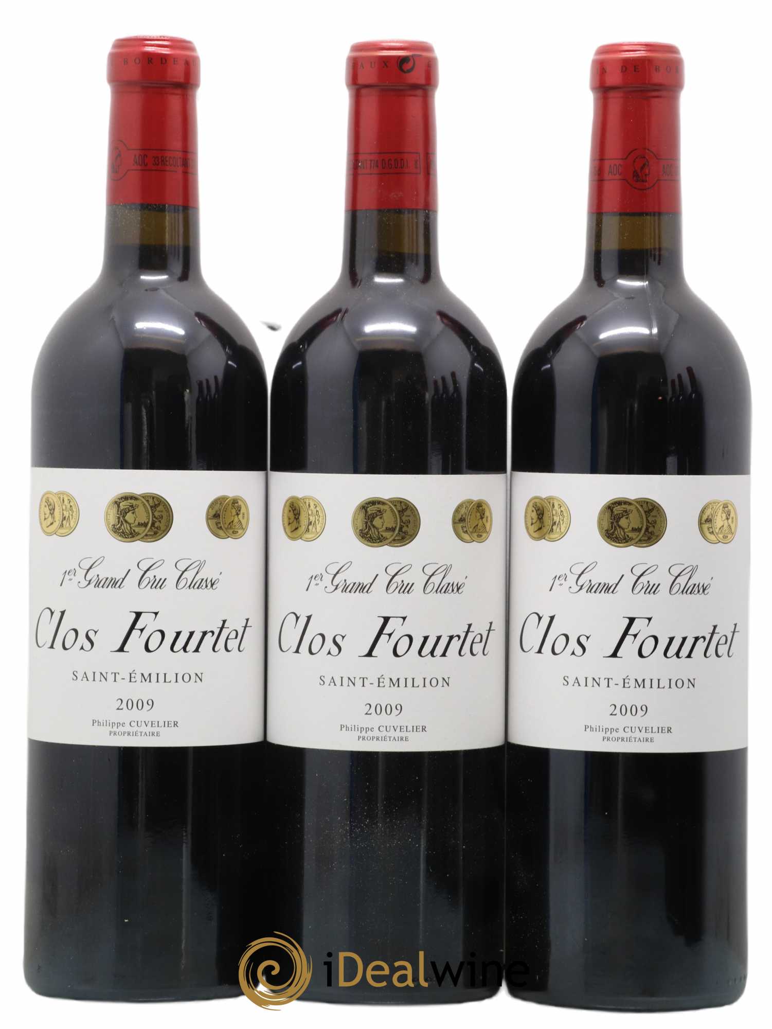 Clos Fourtet 1er Grand Cru Classé B 2009 - Lot de 6 bouteilles - 1