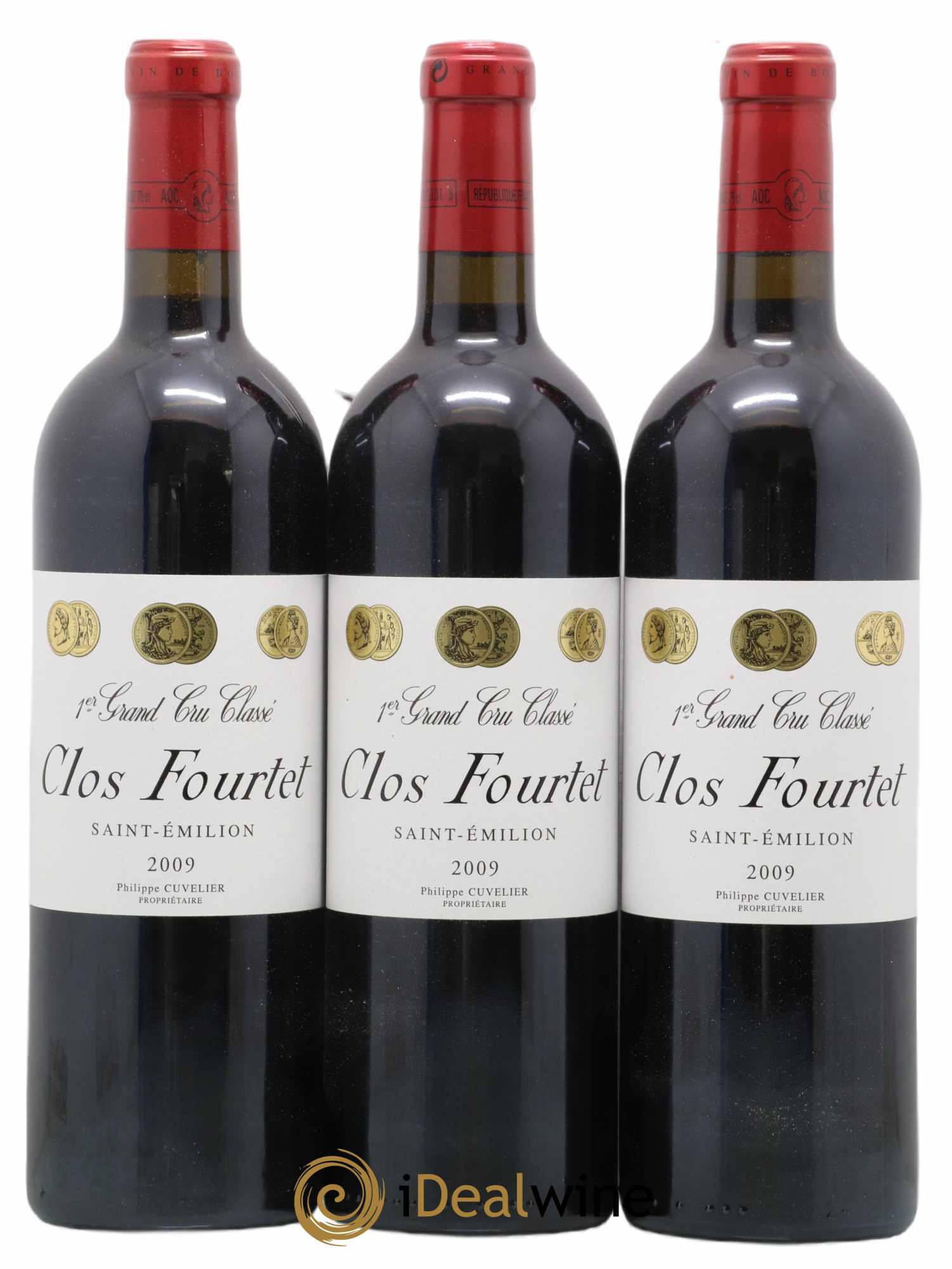 Clos Fourtet 1er Grand Cru Classé B 2009 - Lot de 6 bouteilles - 3