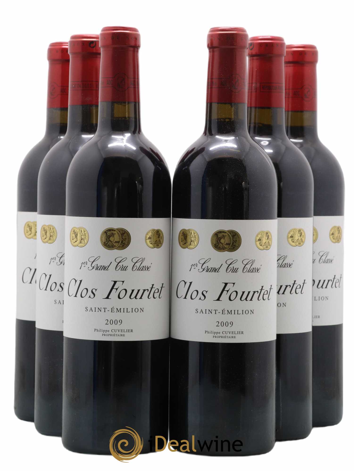 Clos Fourtet 1er Grand Cru Classé B 2009 - Lot de 6 bouteilles - 0