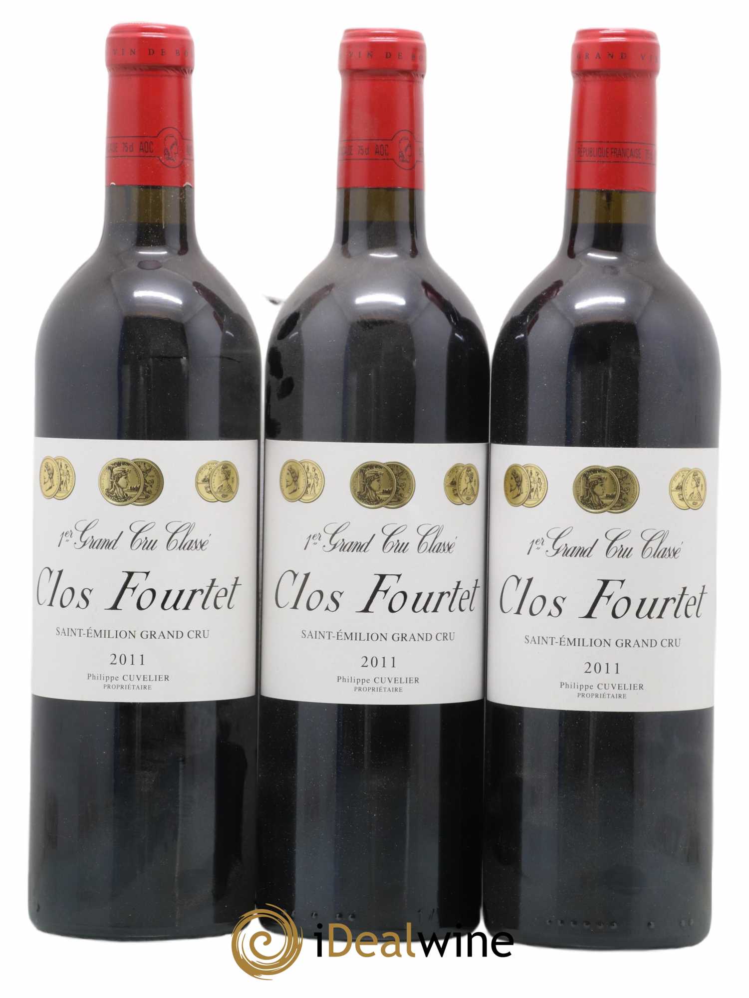 Clos Fourtet 1er Grand Cru Classé B 2011 - Lot of 6 bottles - 2