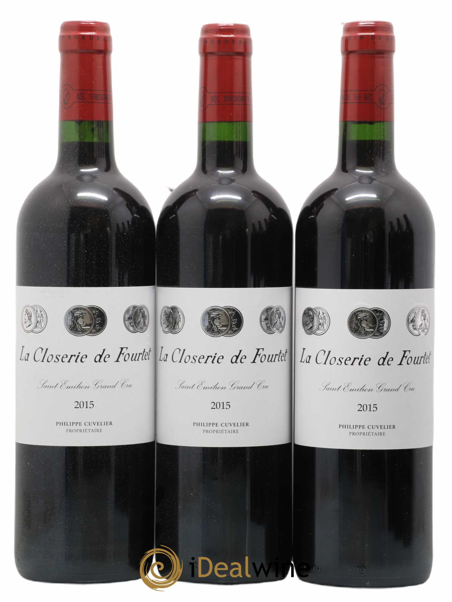 La Closerie de Fourtet 2015 - Lot of 6 bottles - 1