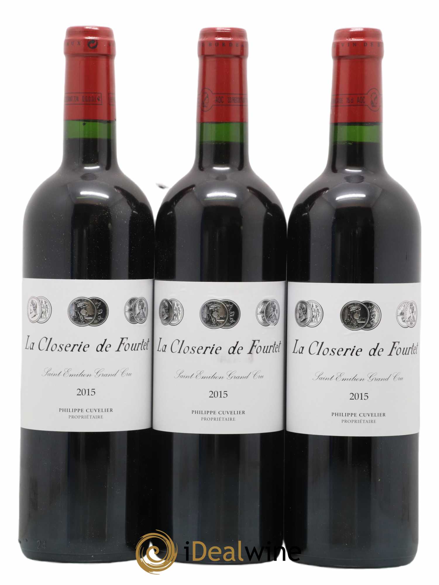 La Closerie de Fourtet 2015 - Lot of 6 bottles - 2