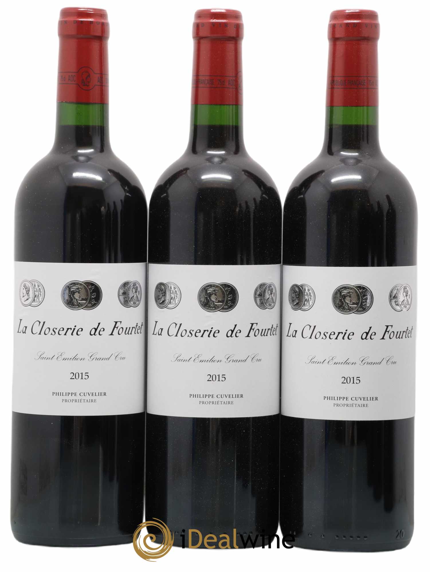 La Closerie de Fourtet 2015 - Lot of 6 bottles - 1