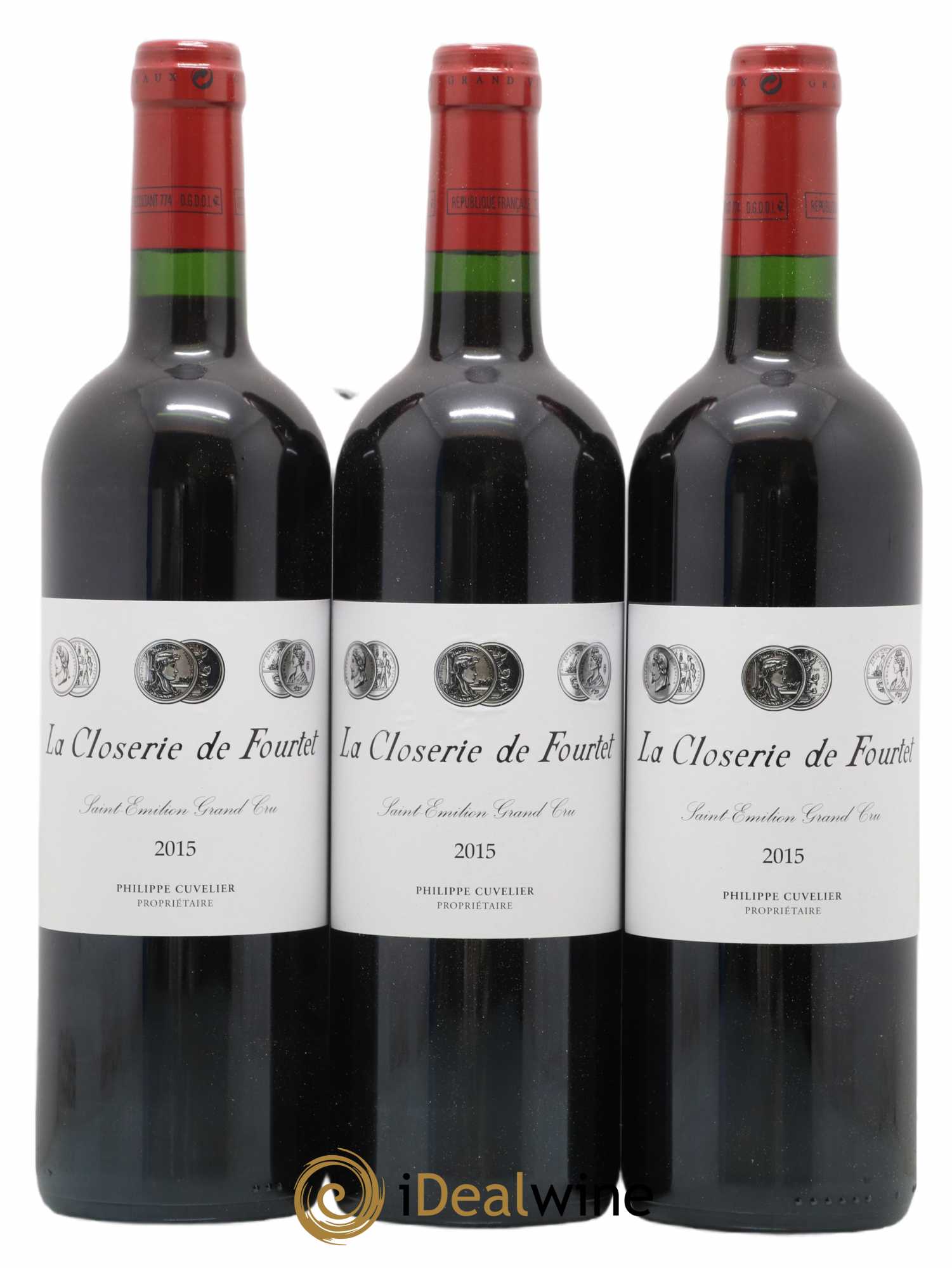 La Closerie de Fourtet 2015 - Lot of 6 bottles - 2
