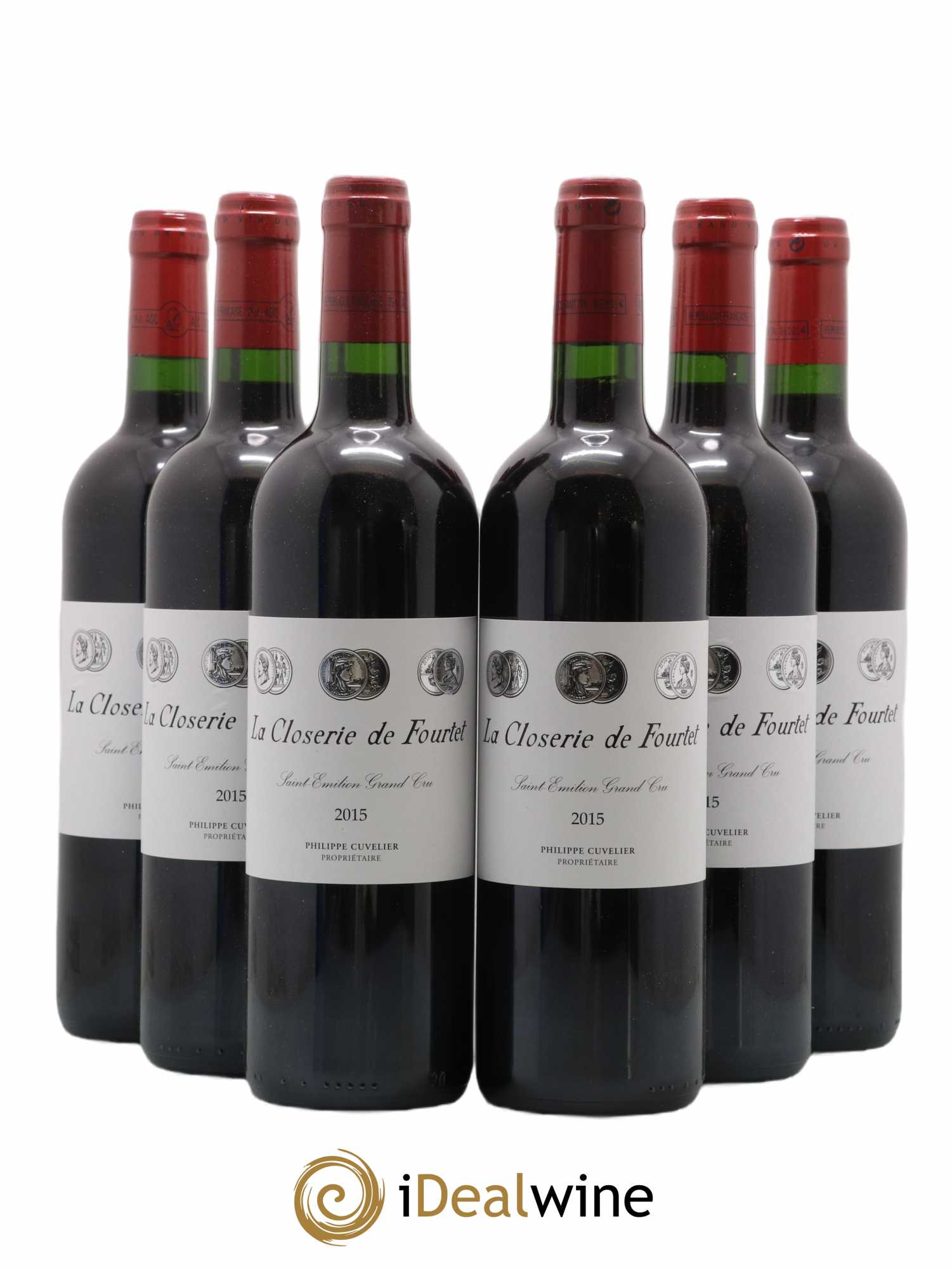 La Closerie de Fourtet 2015 - Lot of 6 bottles - 0