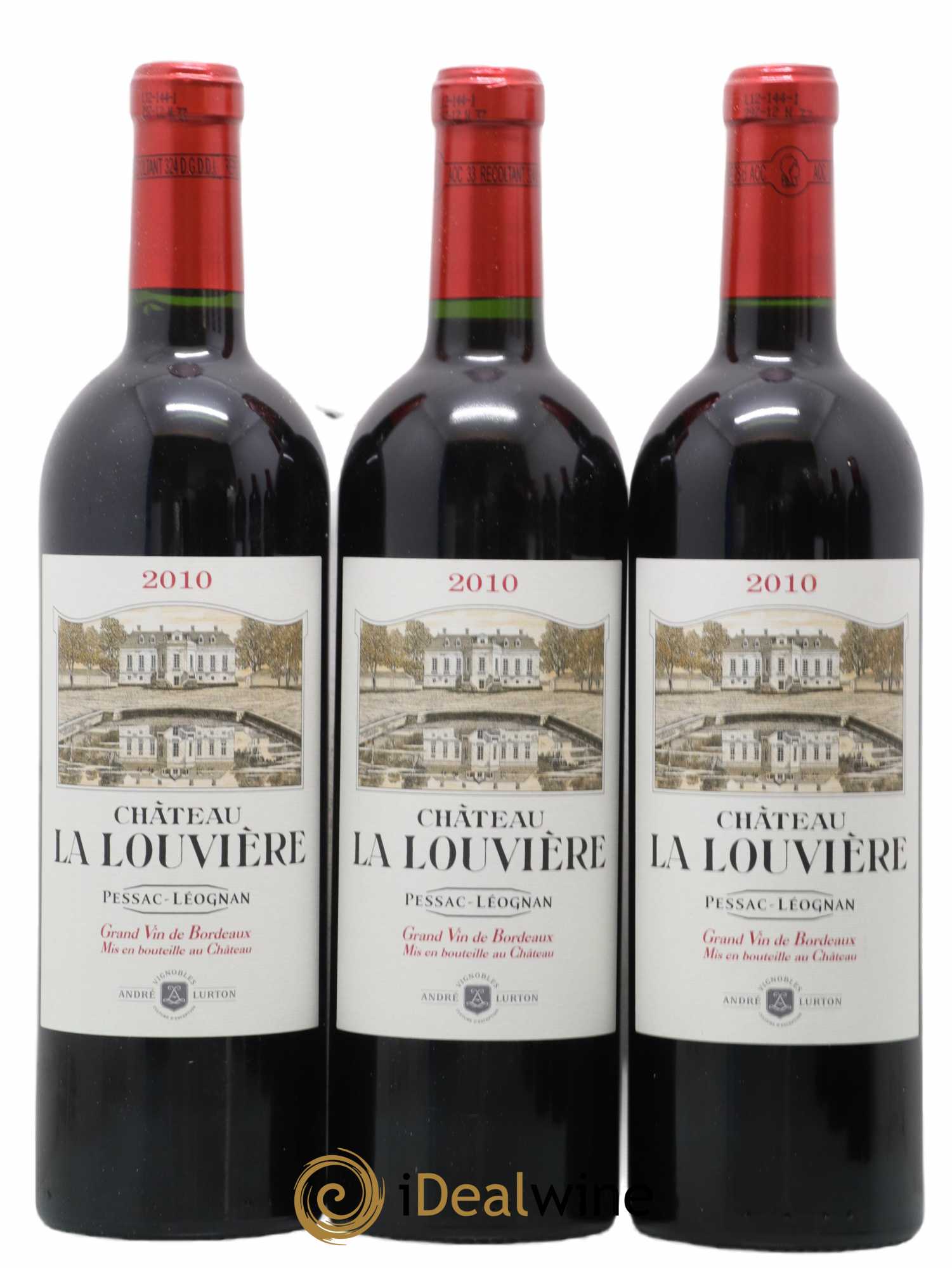 Château la Louvière 2010 - Lot de 6 bouteilles - 1