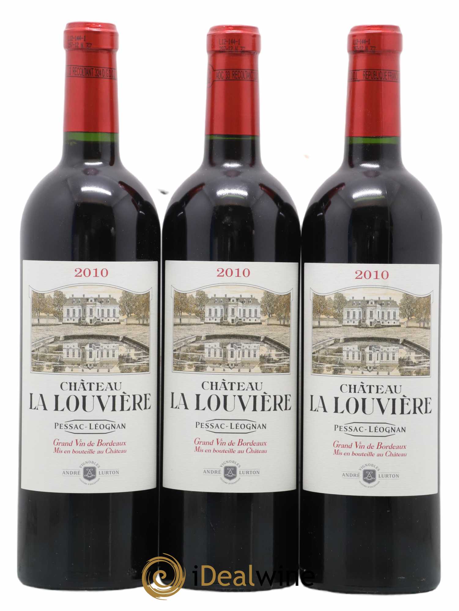 Château la Louvière 2010 - Lot de 6 bouteilles - 2