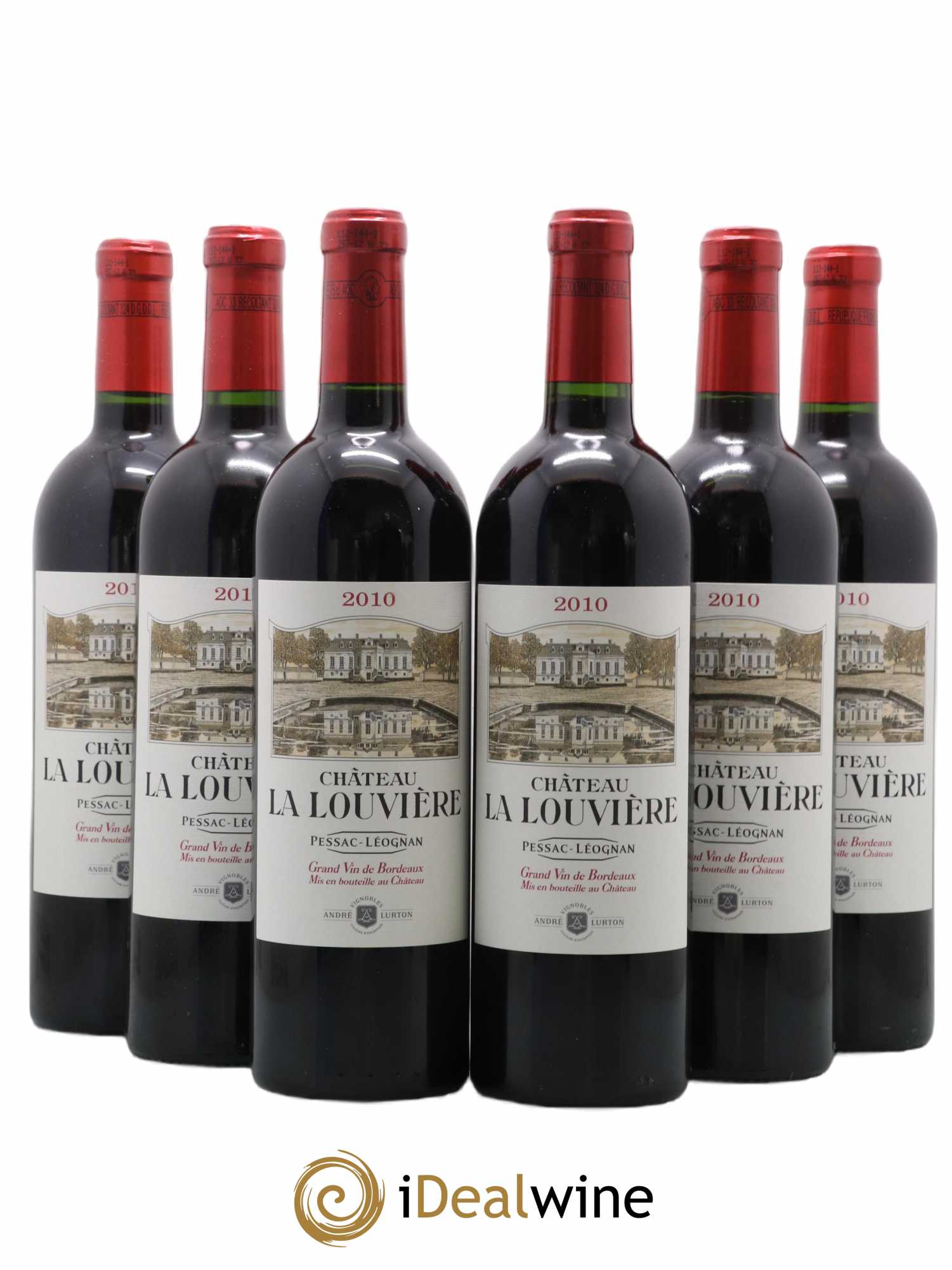 Château la Louvière 2010 - Lot de 6 bouteilles - 0