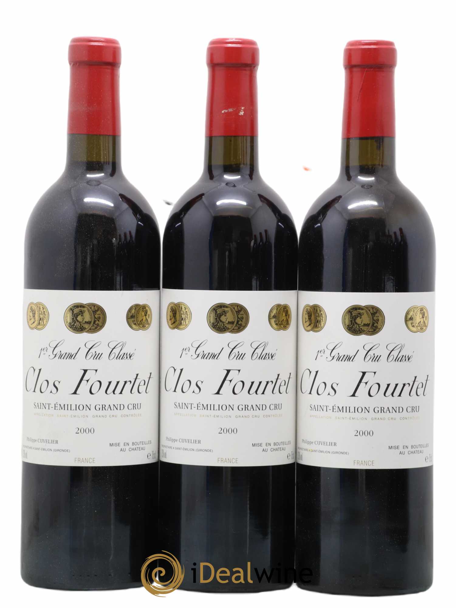 Clos Fourtet 1er Grand Cru Classé B 2000 - Lot de 6 bouteilles - 1