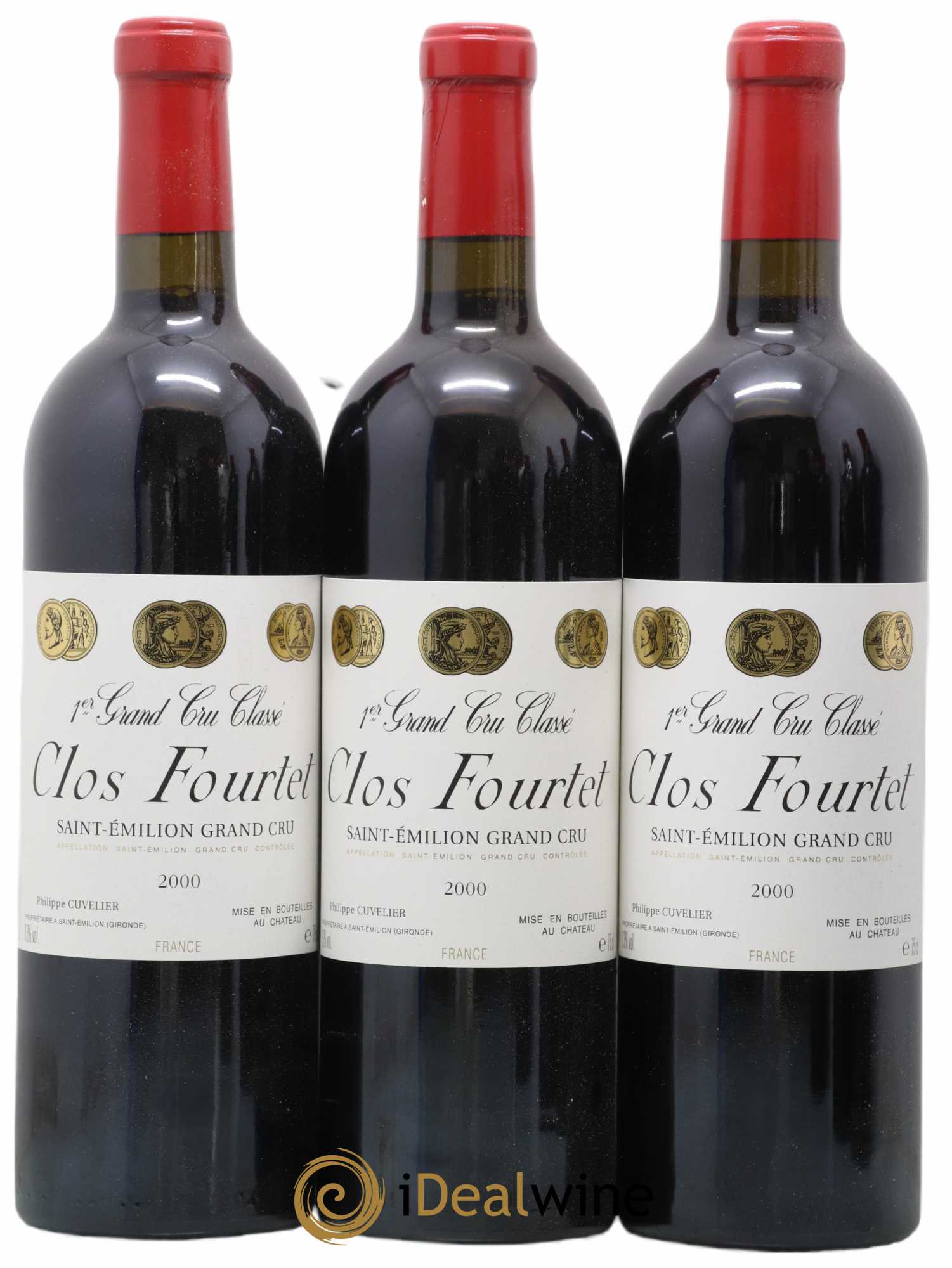 Clos Fourtet 1er Grand Cru Classé B 2000 - Lot de 6 bouteilles - 1